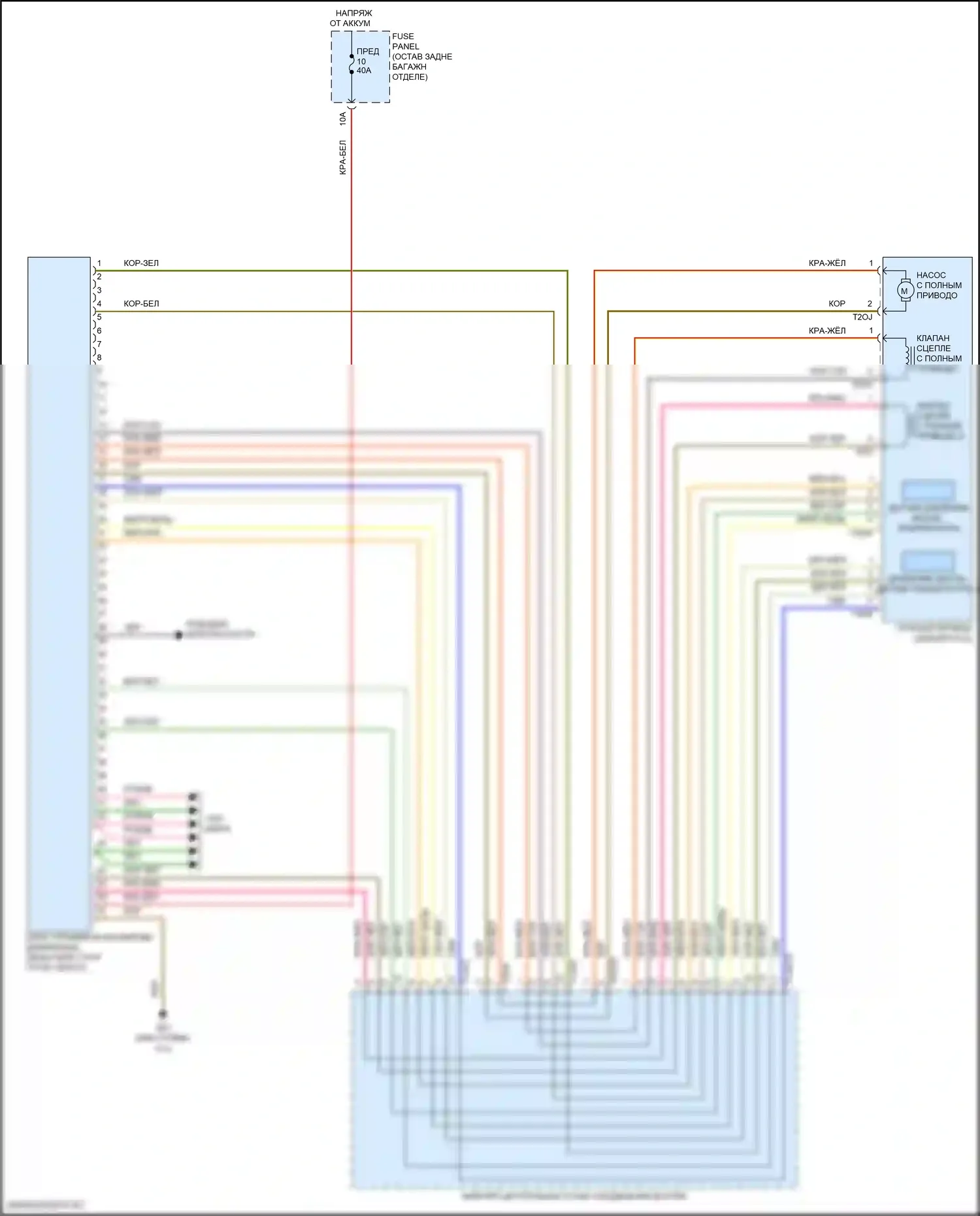 Q8 Audi I рестайлинг (2023-2024): Электросхема awd 
