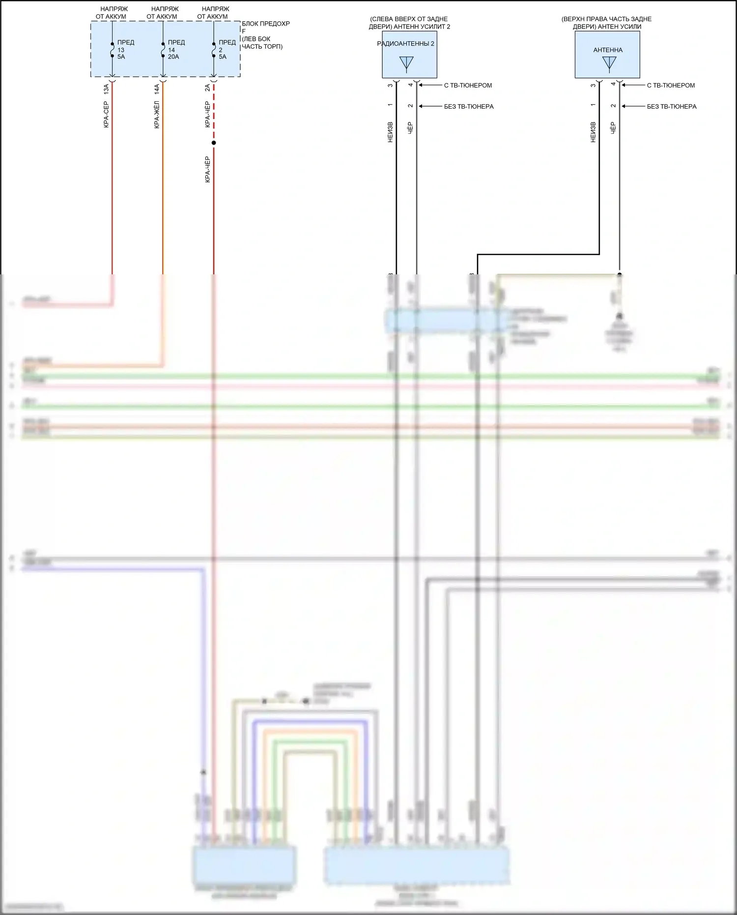 Q8 Audi I рестайлинг (2023-2024): Электросхема навигации, с усилителем и звуком высокого класса (4 из 6) 
