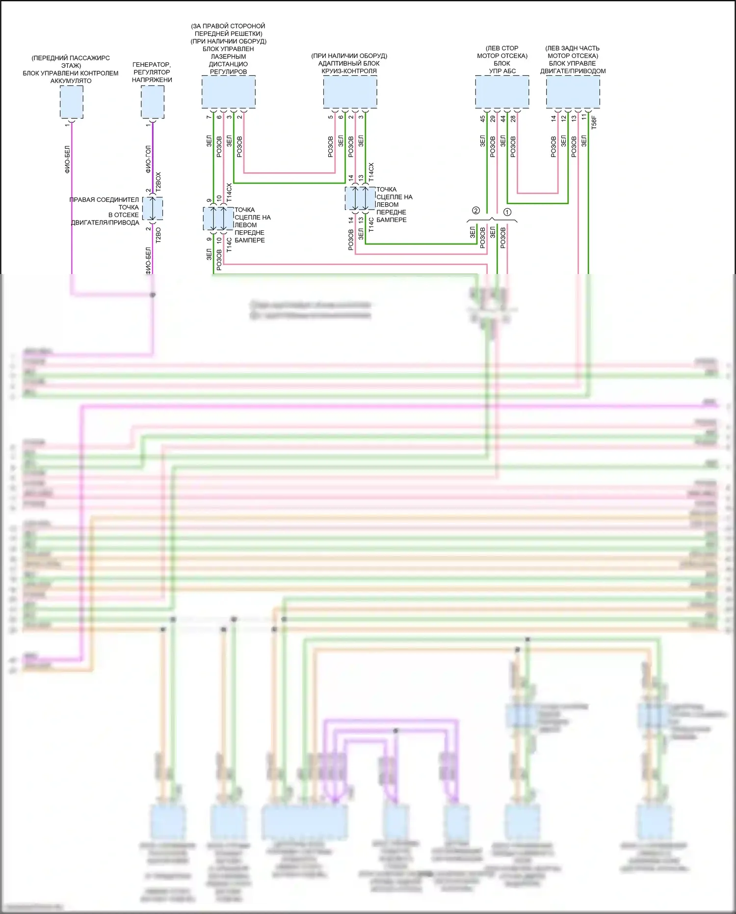 Q8 Audi I (2018-2023): Can шина электросхема (2 из 7) 