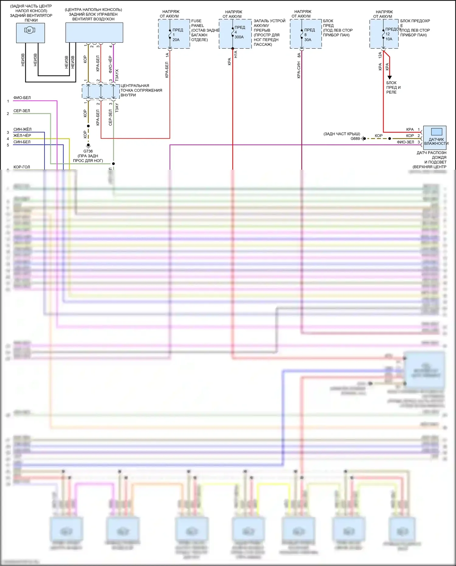 Q8 Audi I (2018-2023): Электросхема климат контроля, без климата (2 из 6) 