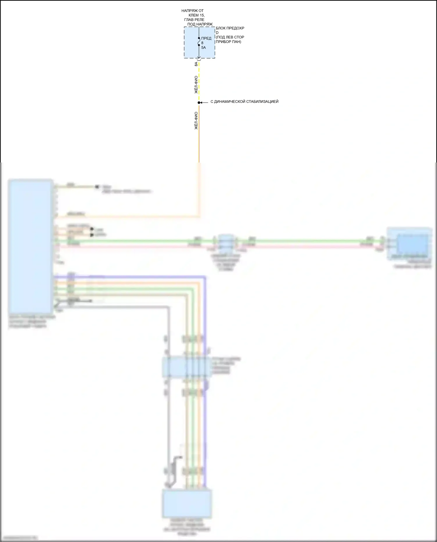 Q8 Audi I (2018-2023): Электросхема ночного видения 