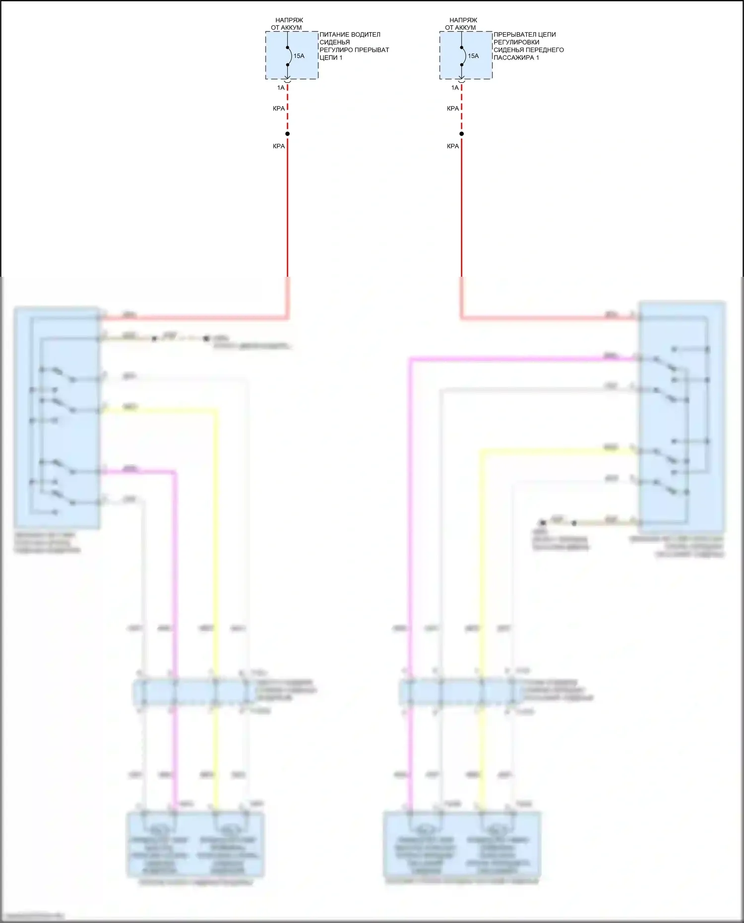 Q8 Audi I (2018-2023): Поясничная электросхема 