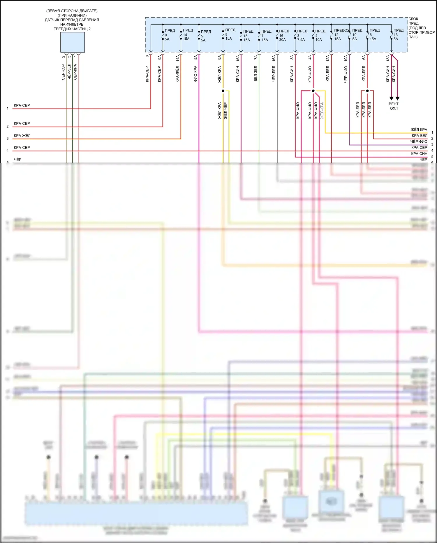 RS Q8 Audi I (2019-2024): Электросхема двигателя 4.0l turbo hybrid (2 из 12) 