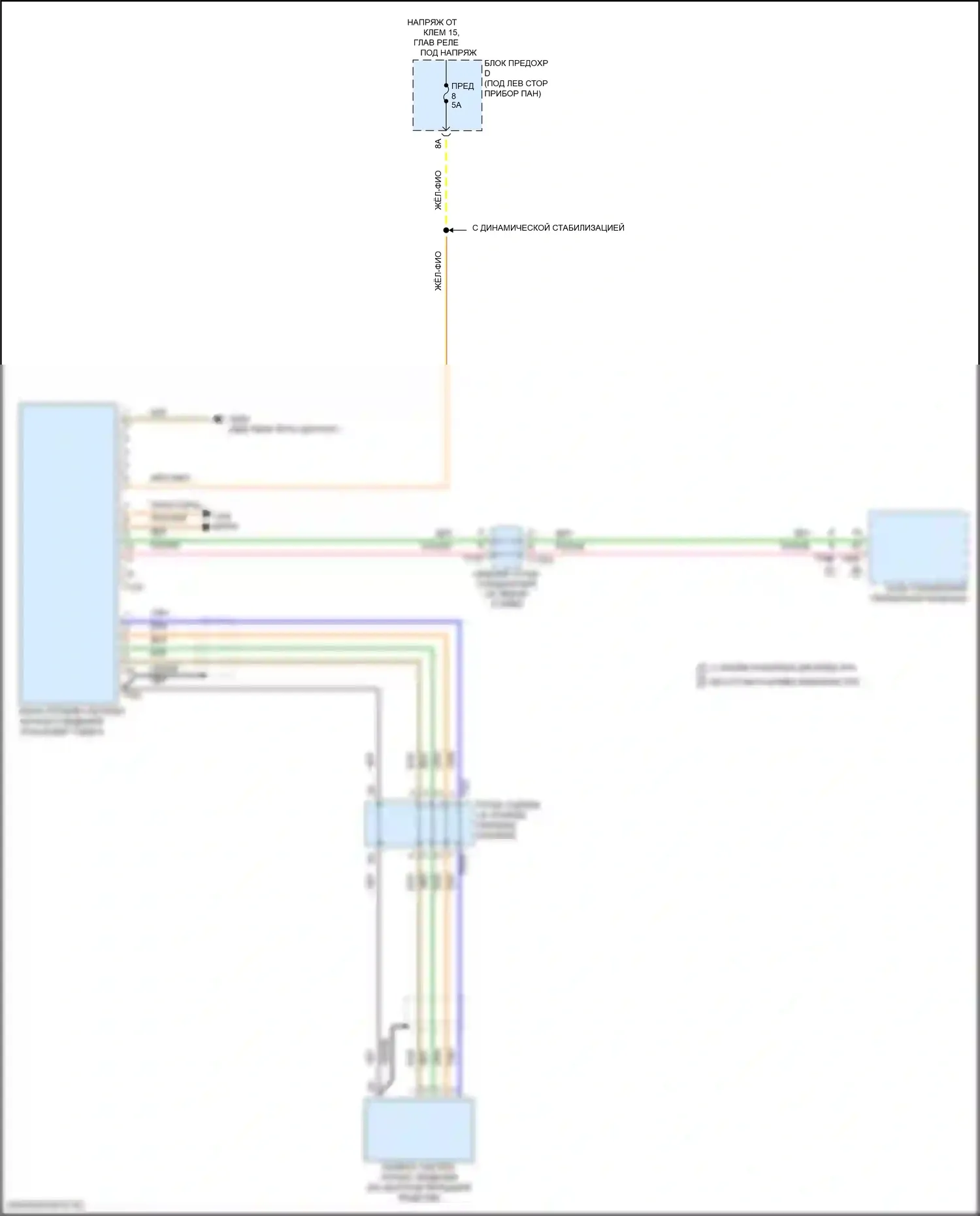 RS Q8 Audi I (2019-2024): Электросхема ночного видения 