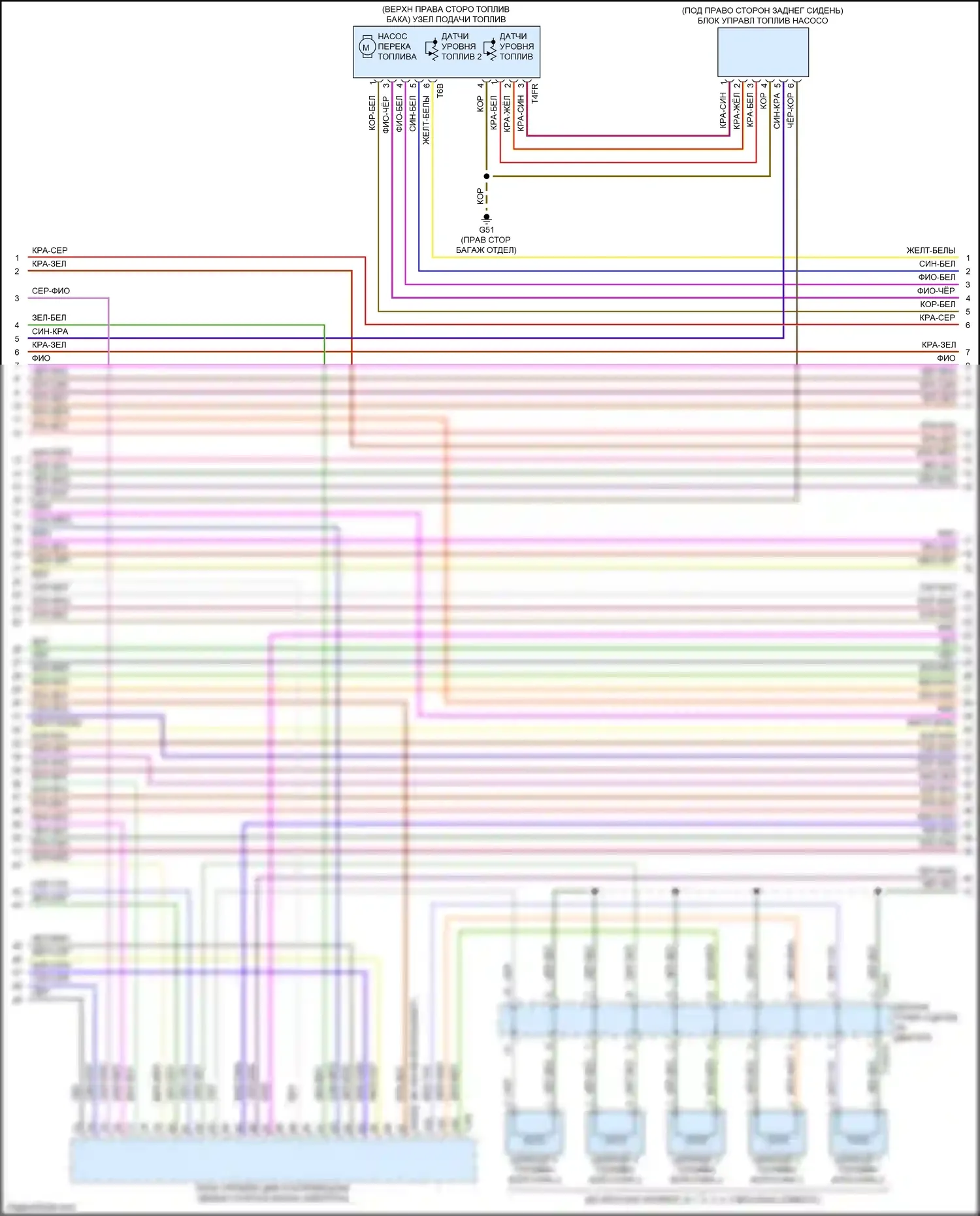 RS3 Audi 8V рестайлинг (2017-2021): Электросхема двигателя 2.5л турбо (6 из 8) 