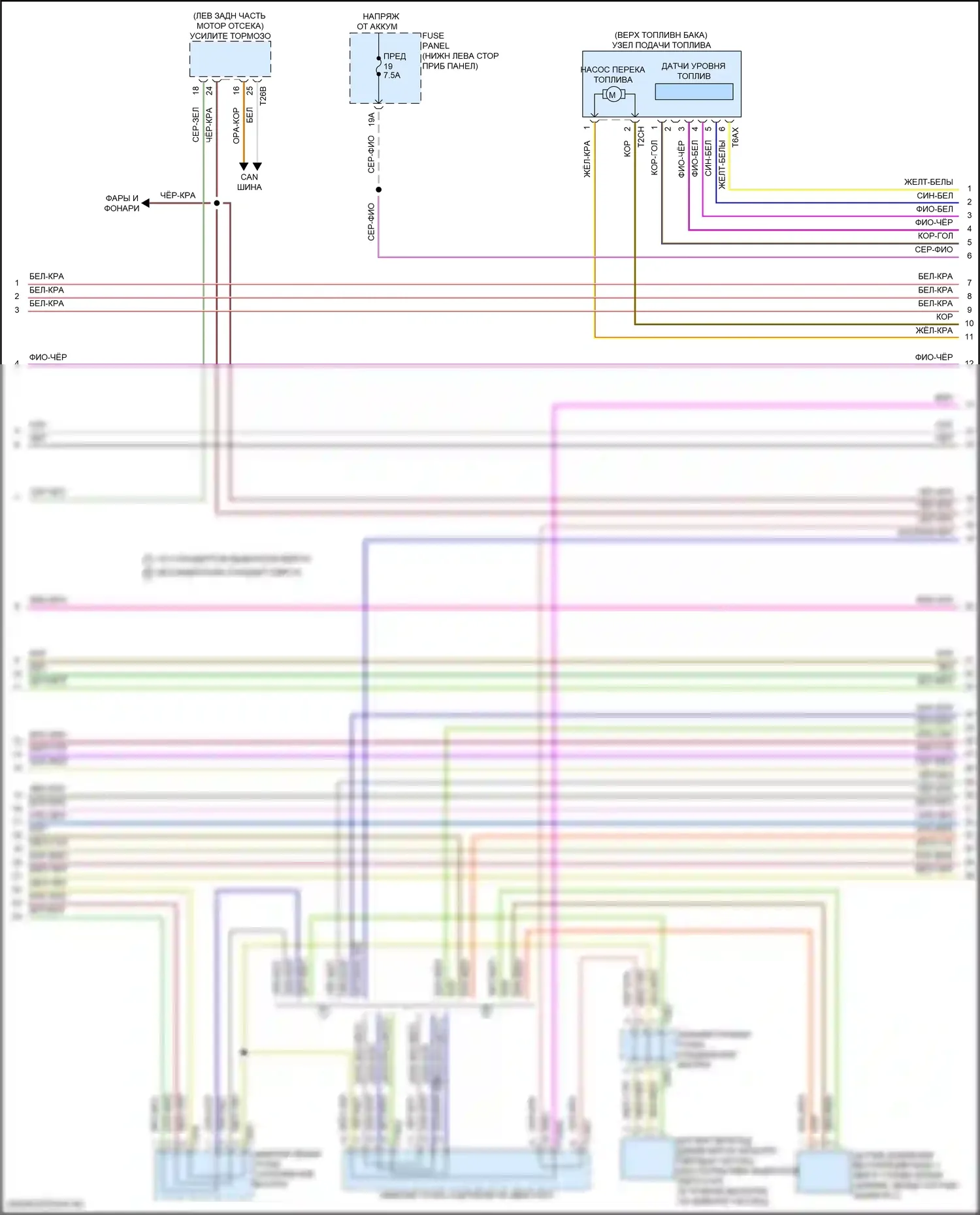 RS3 Audi 8Y (2021-2024): Электросхема двигателя 2.5л турбо (2 из 11) 