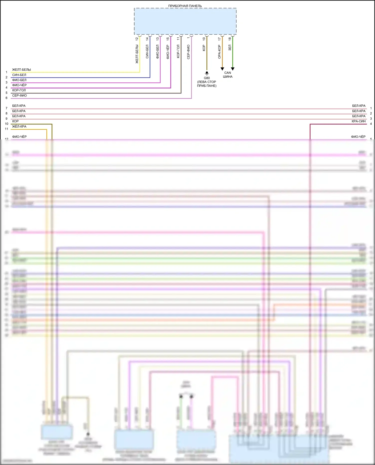 RS3 Audi 8Y (2021-2024): Электросхема двигателя 2.5л турбо (3 из 11) 