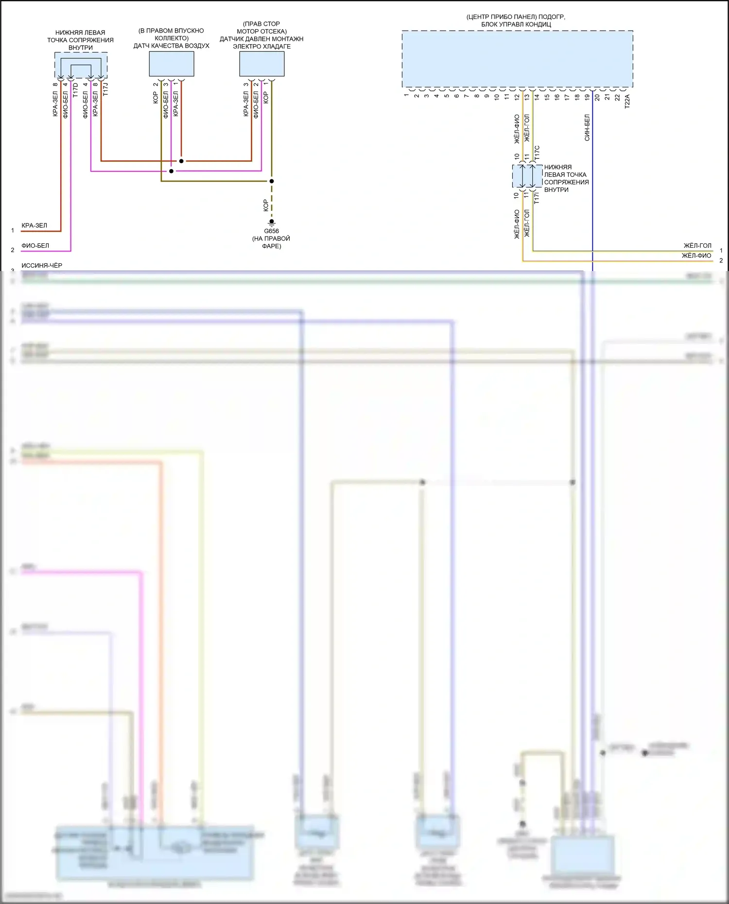 RS3 Audi 8Y (2021-2024): Электросхема климат контроля, с климатом (3 из 6) 