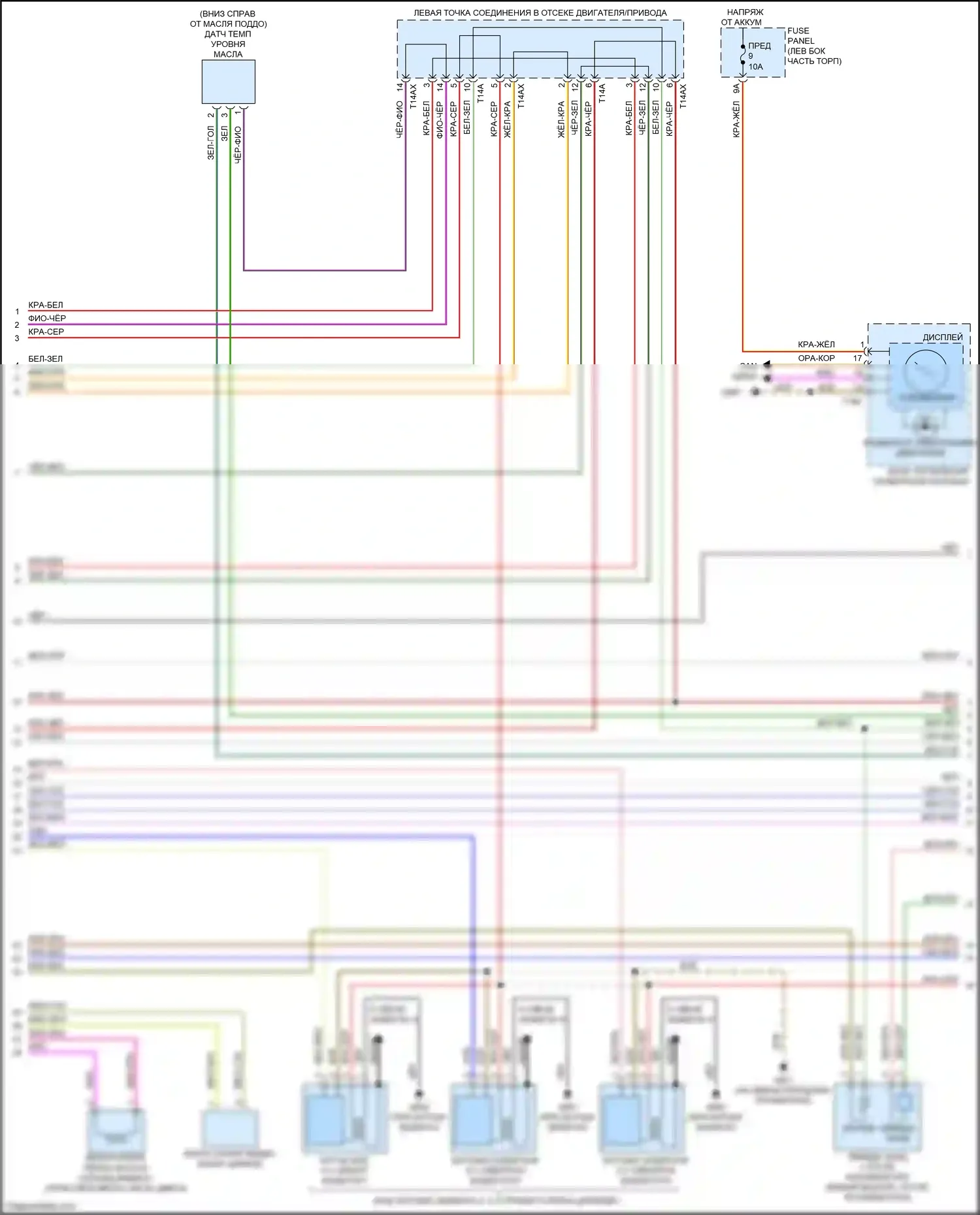 RS5 Audi F5 рестайлинг (2019-2024): Электросхема двигателя 2.9л турбо (9 из 10) 