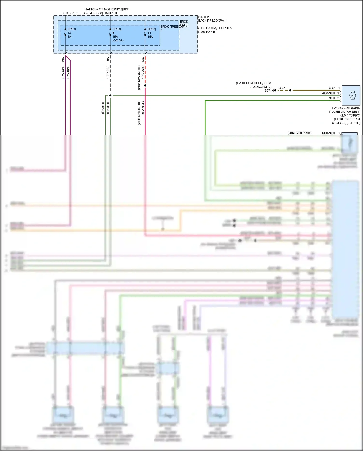 RS5 Audi F5 рестайлинг (2019-2024): Электросхема климат контроля, с климатом (4 из 4) 