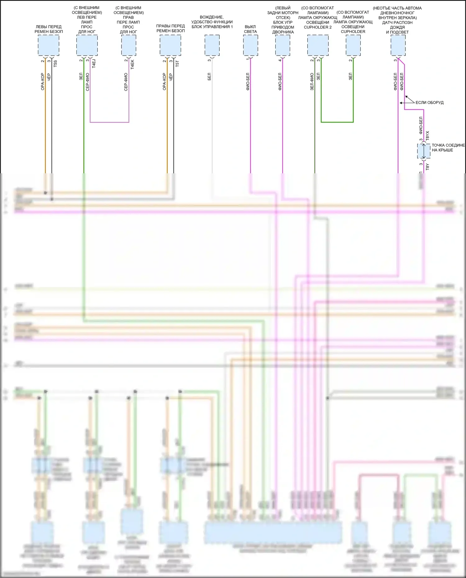 RS5 Audi F5 (2017-2019): Can шина электросхема (4 из 8) 
