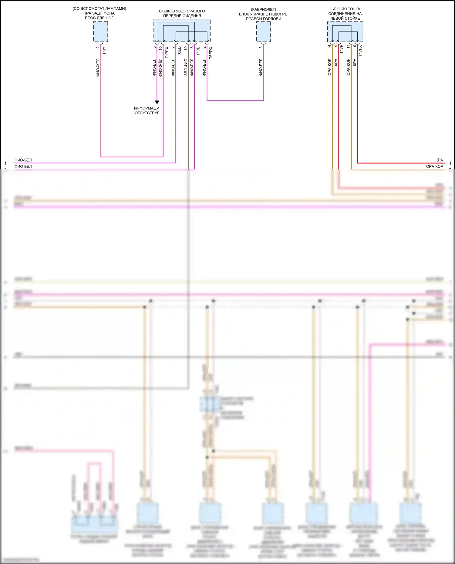 RS5 Audi F5 (2017-2019): Can шина электросхема (6 из 8) 