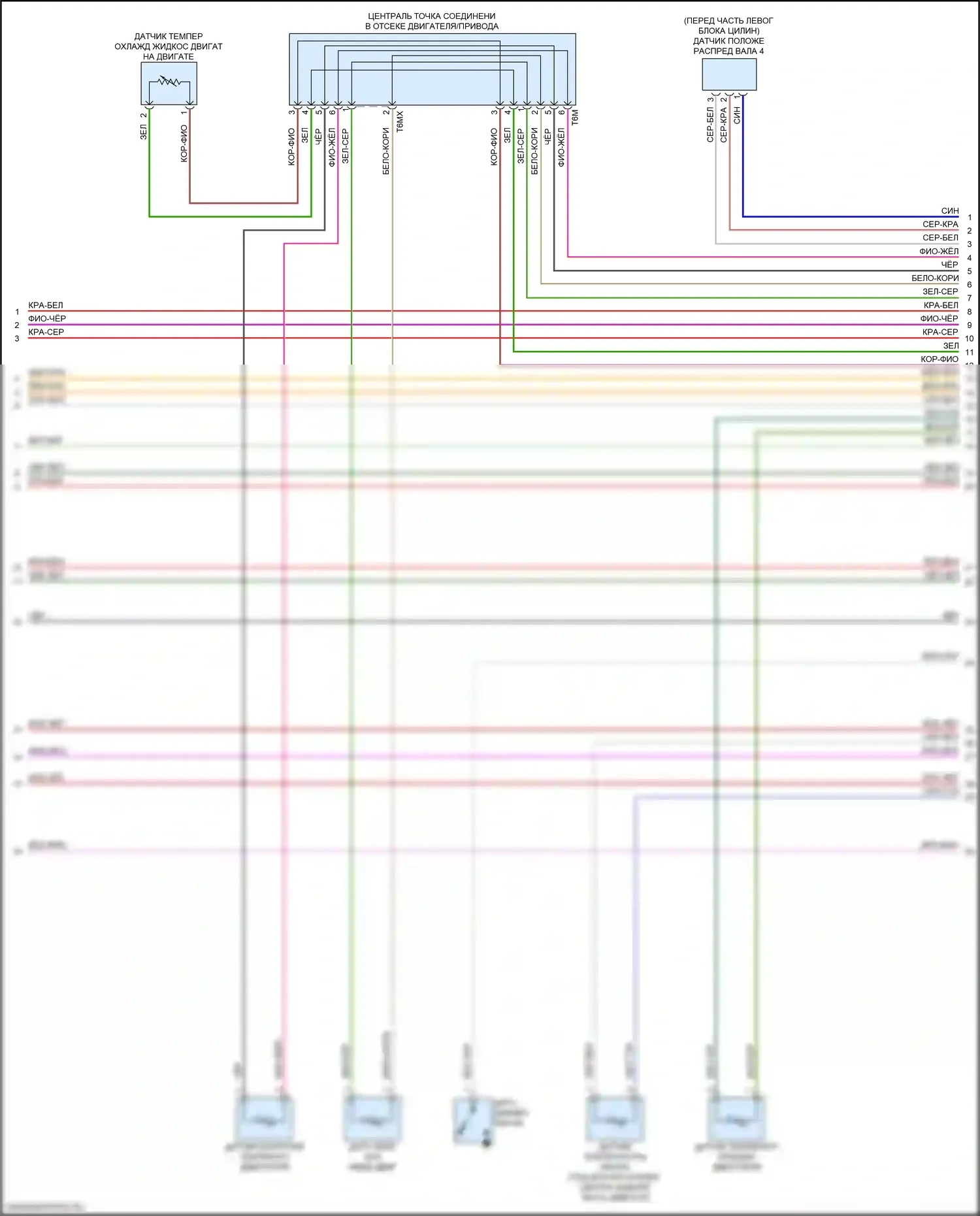 RS5 Audi F5 (2017-2019): Электросхема двигатель 2.9л турбо, электросхема органов управления двигателем (6 из 10) 