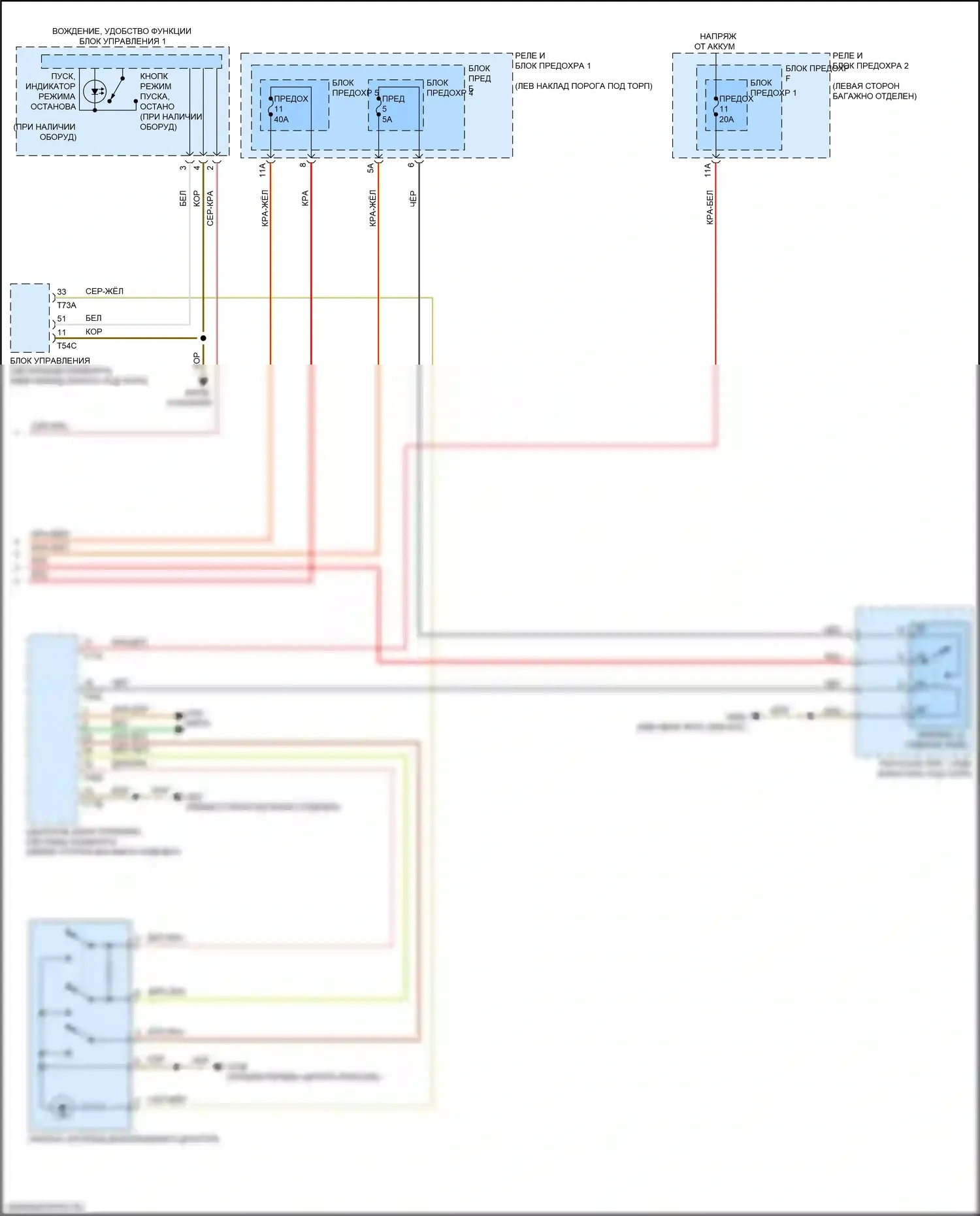 RS5 Audi F5 (2017-2019): Электросхема стартера (2 из 2) 