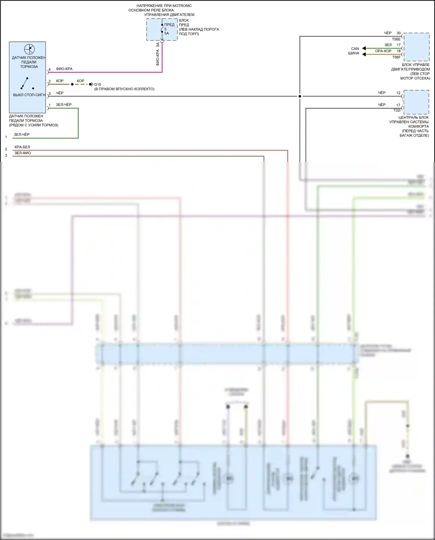RS6 Audi C8 (2019-2024): Антиблокировочная система abs электросхема (2 из 4) 
