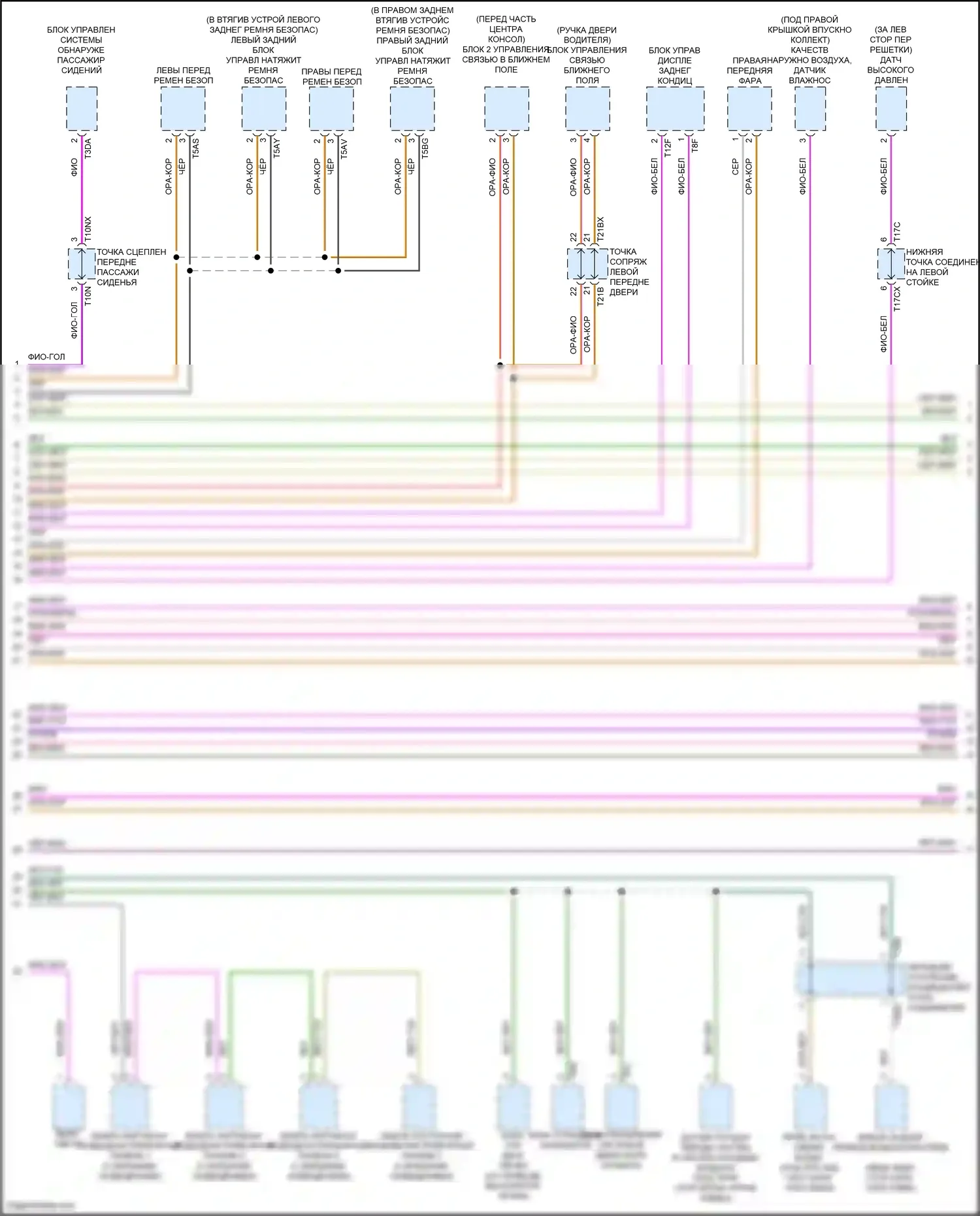 RS6 Audi C8 (2019-2024): Can шина электросхема (6 из 9) 
