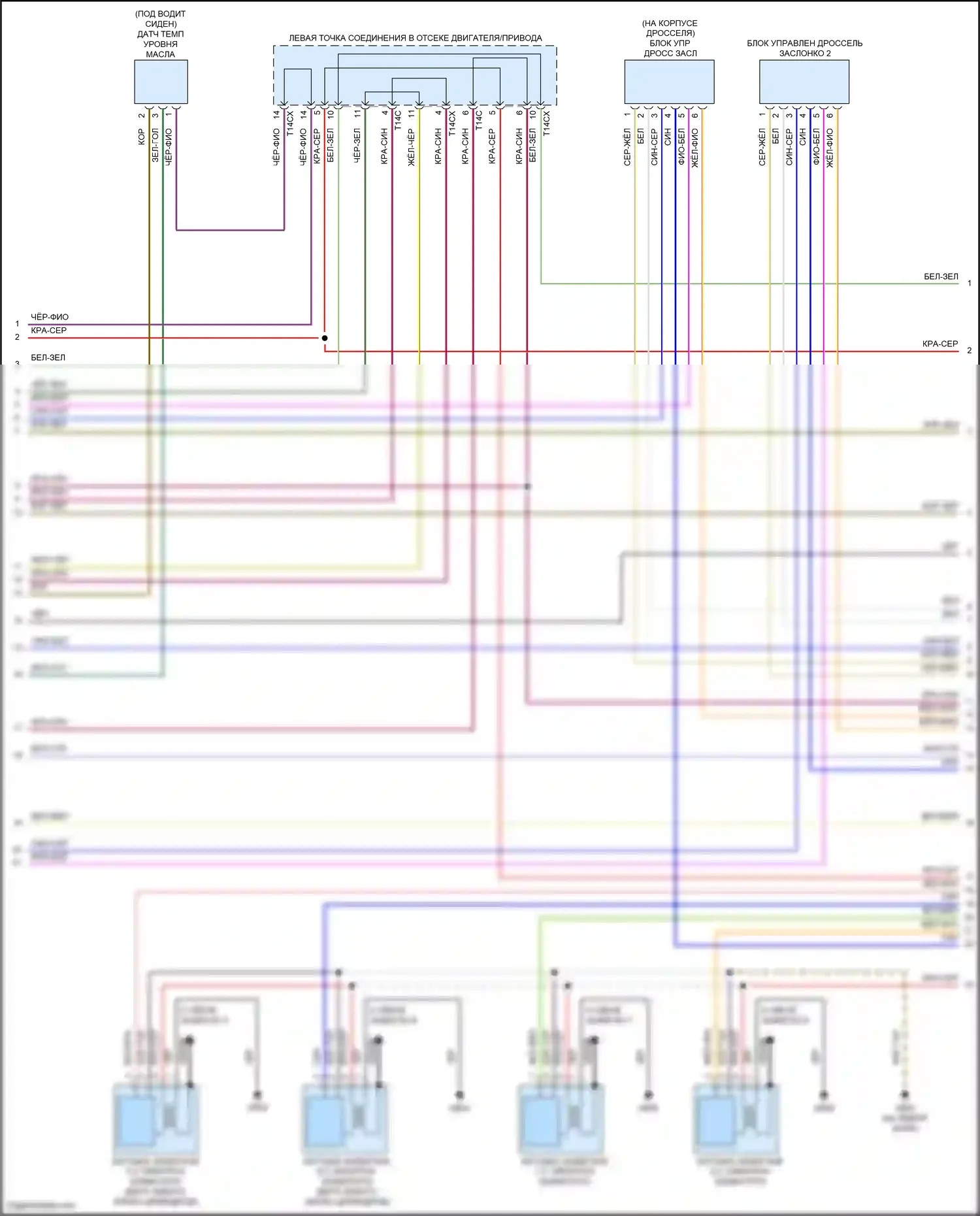 RS6 Audi C8 (2019-2024): Электросхема двигателя 4.0l turbo hybrid (11 из 12) 
