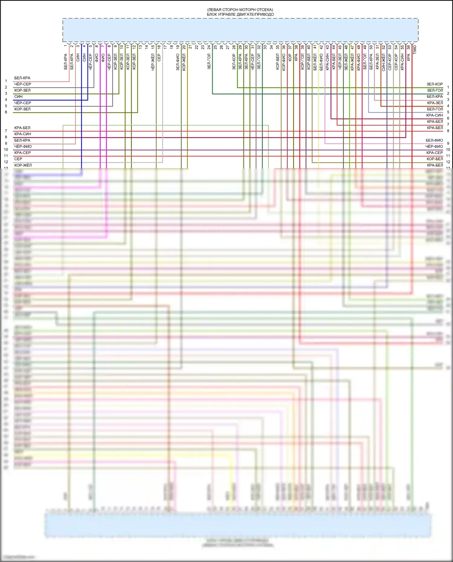 RS6 Audi C8 (2019-2024): Электросхема двигателя 4.0l turbo hybrid (9 из 12) 