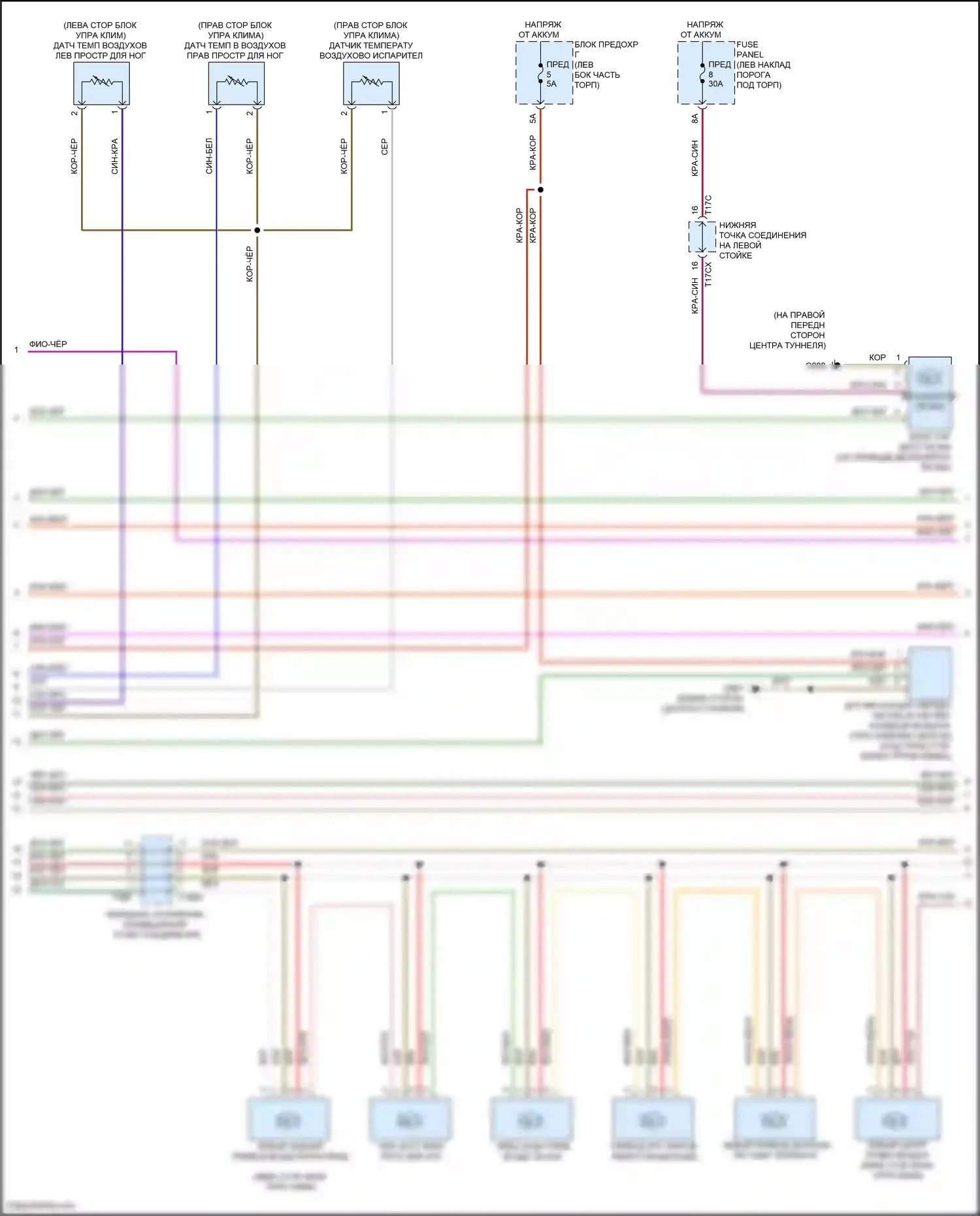 RS6 Audi C8 (2019-2024): Электросхема климат контроля, без климата (3 из 6) 