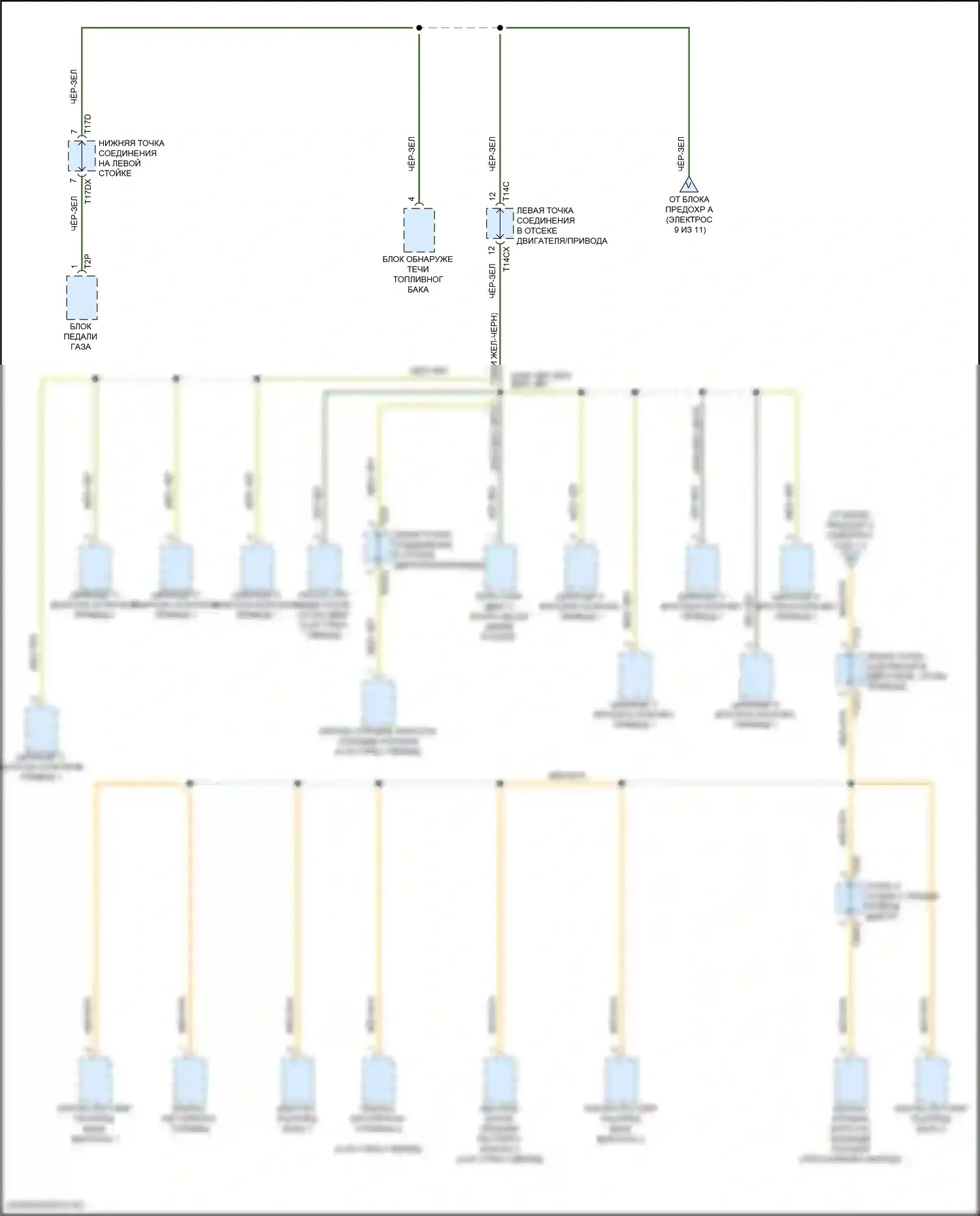 RS7 Audi II (2019-2024): Электросхема блока предохранителей реле (10 из 11) 