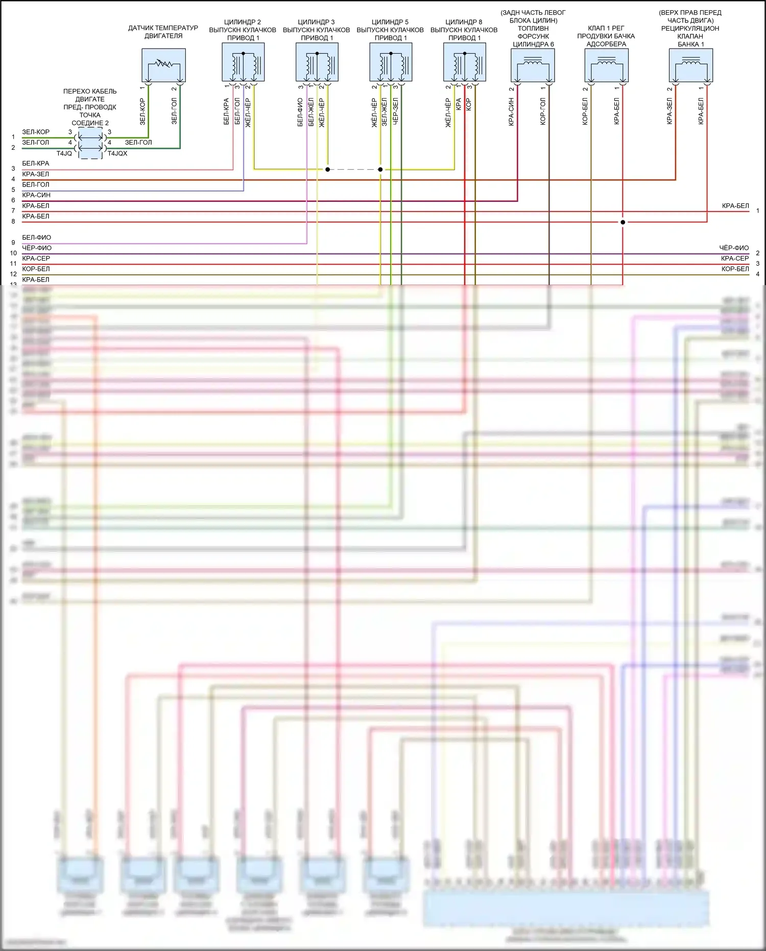 RS7 Audi II (2019-2024): Электросхема двигателя 4.0l turbo hybrid (10 из 12) 