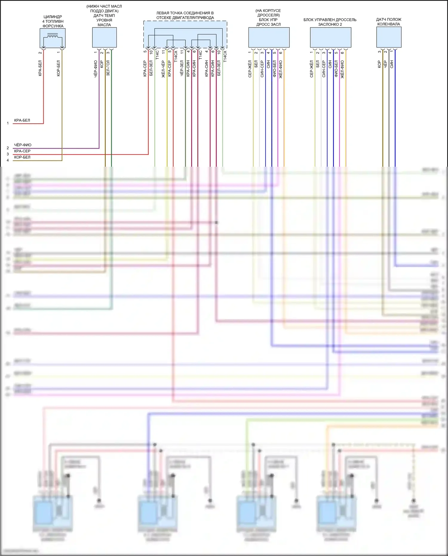 RS7 Audi II (2019-2024): Электросхема двигателя 4.0l turbo hybrid (11 из 12) 