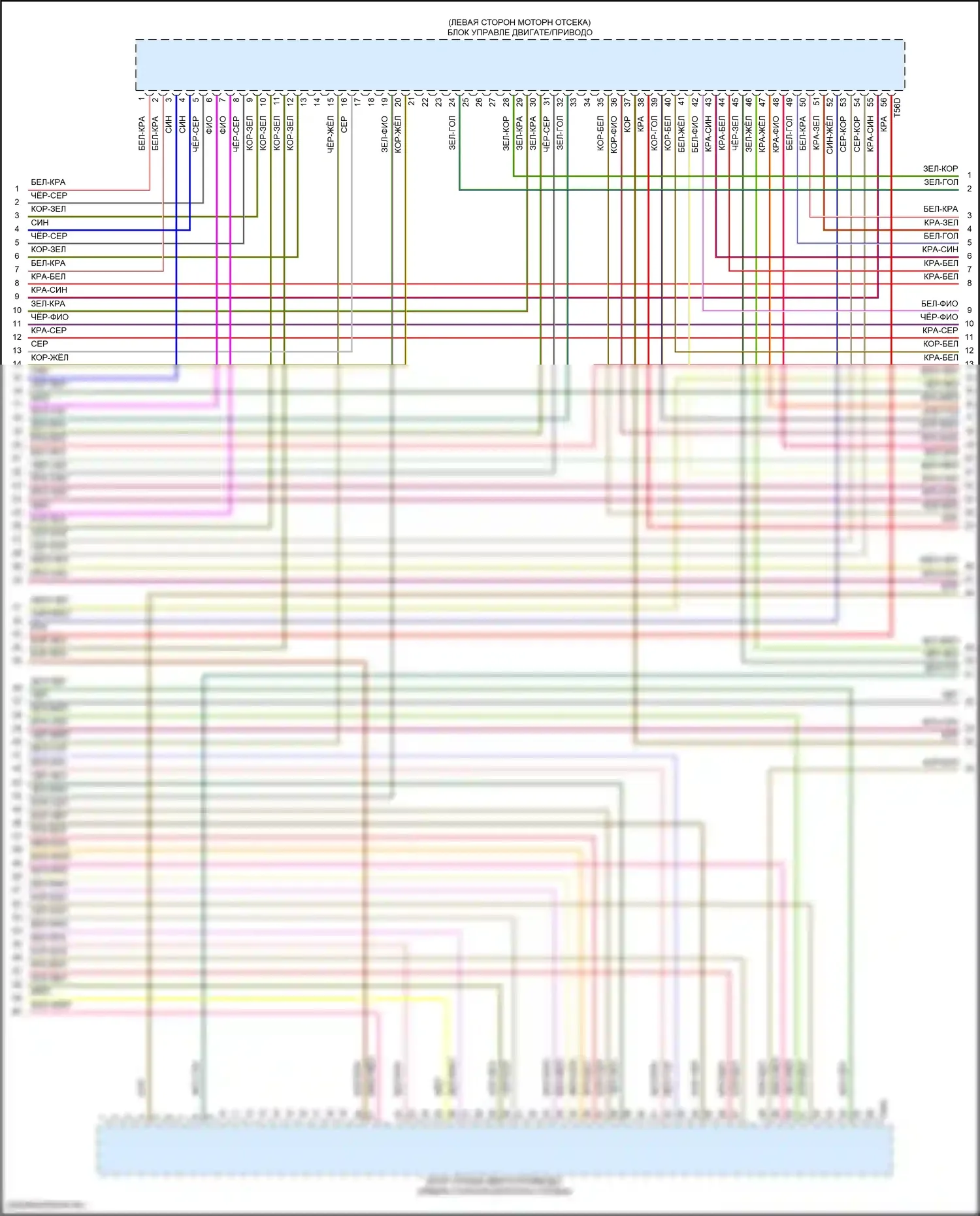 RS7 Audi II (2019-2024): Электросхема двигателя 4.0l turbo hybrid (9 из 12) 