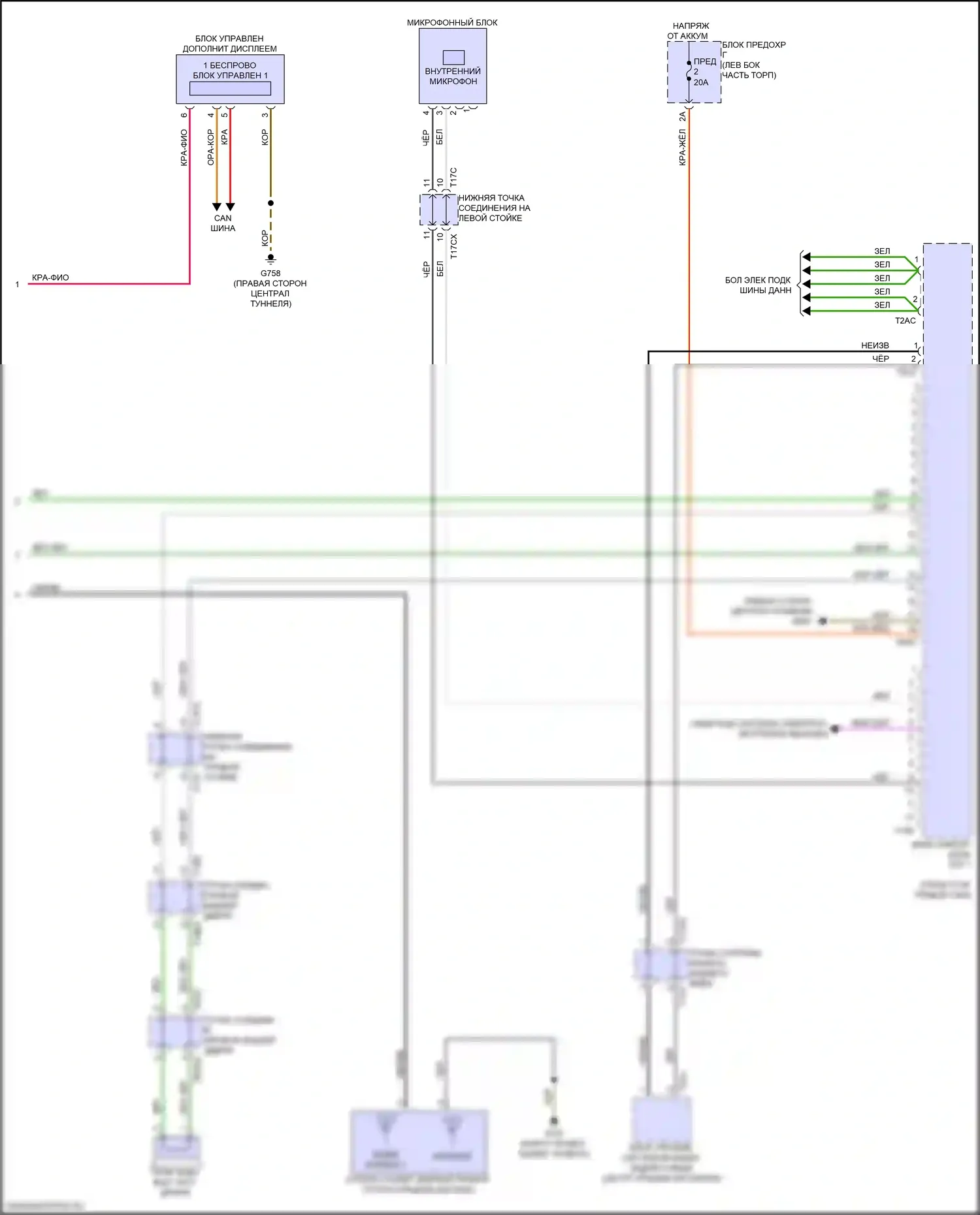 RS7 Audi II (2019-2024): Магнитола электросхема, с усилителем и звуком bang и olufsen (7 из 7) 