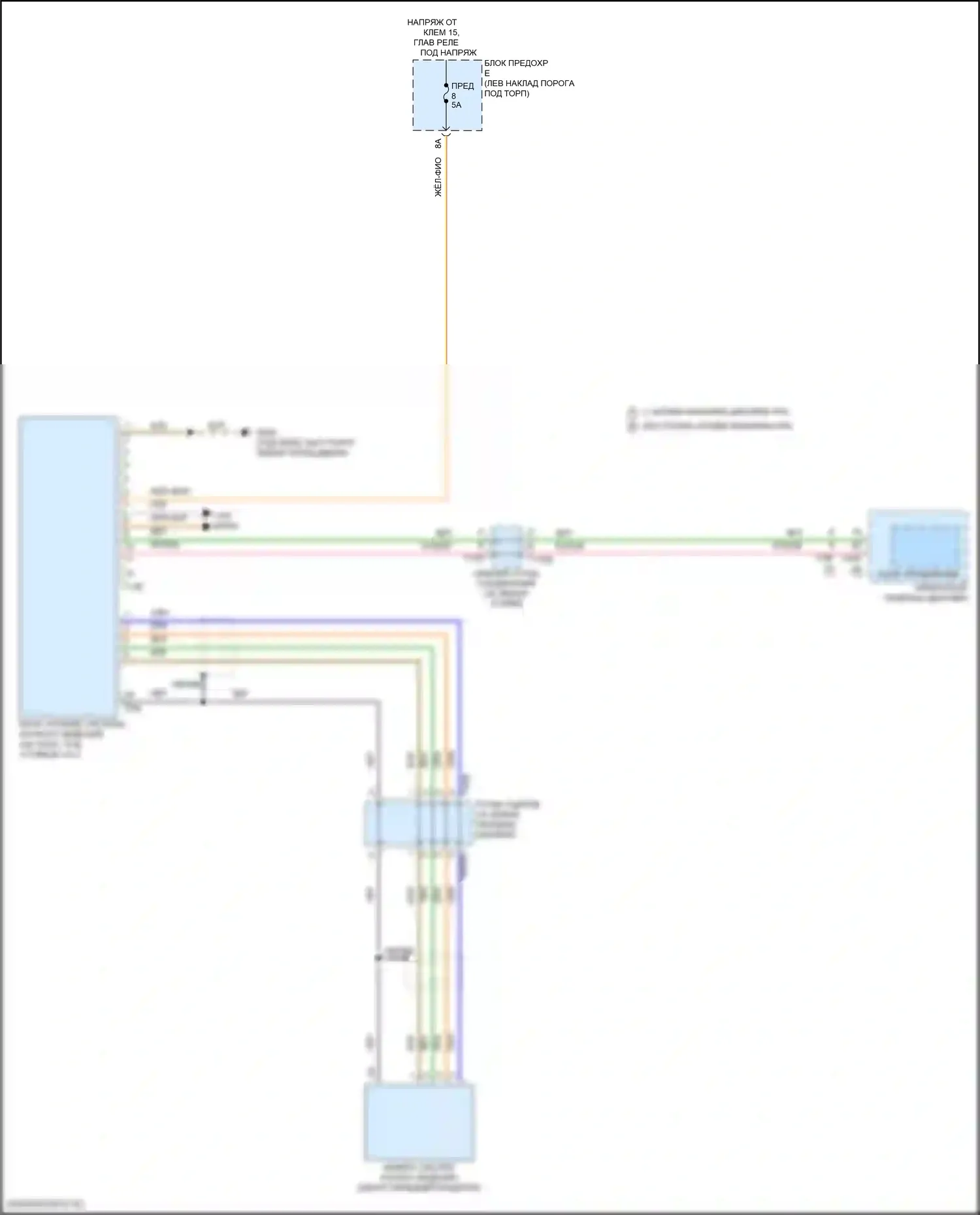 RS7 Audi II (2019-2024): Электросхема ночного видения 