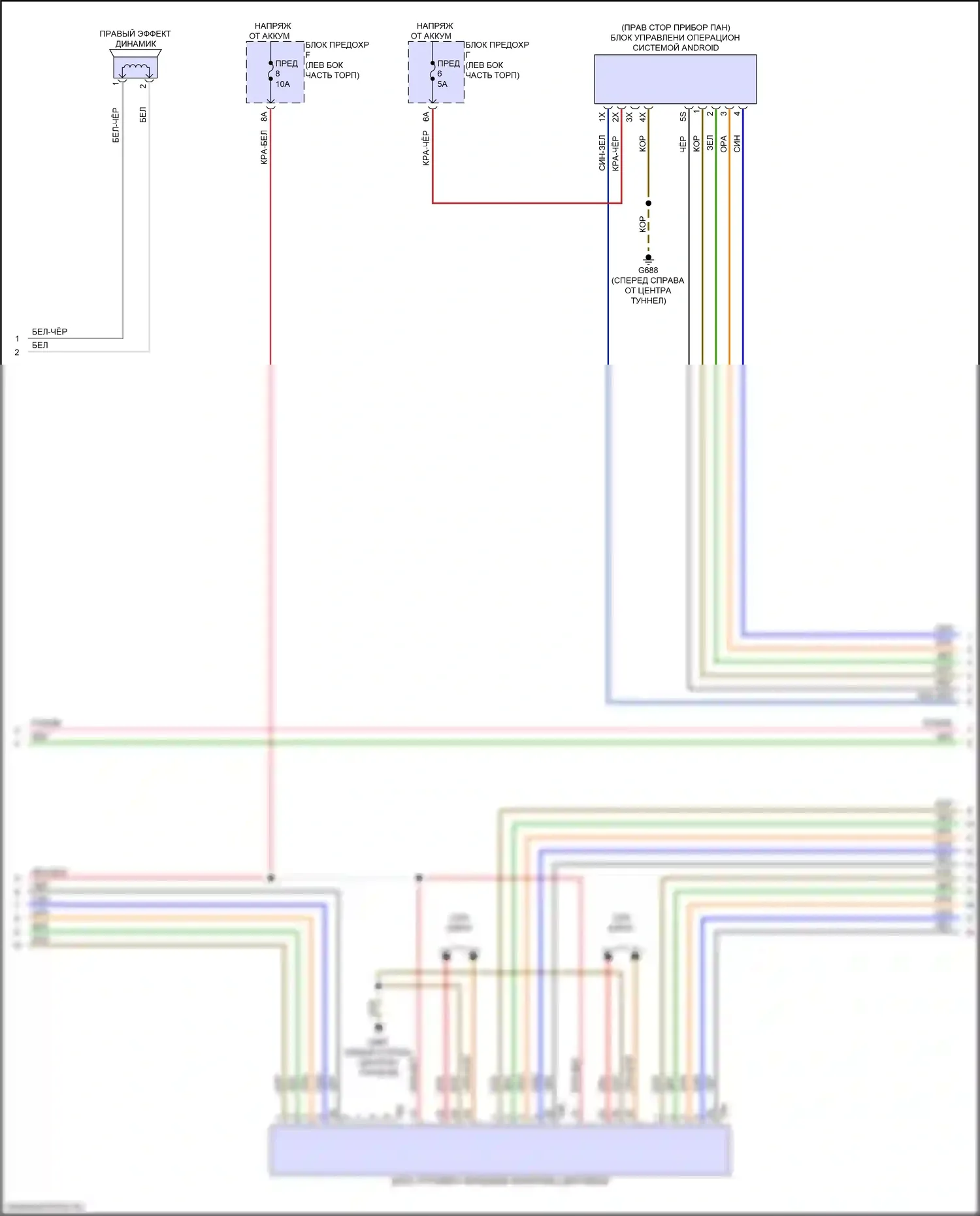 RS7 Audi II (2019-2024): Электросхема навигации, с усилителем и звуком bang и olufsen (4 из 7) 