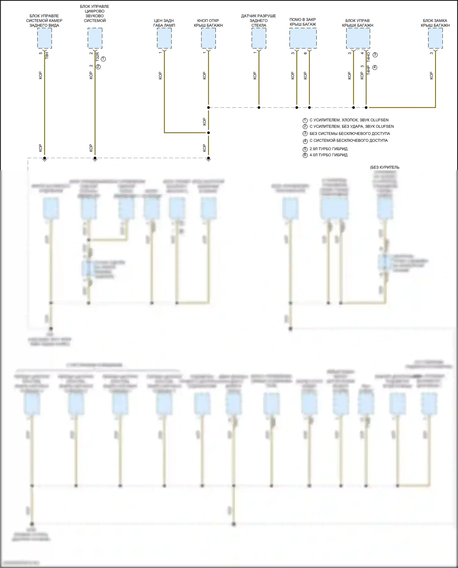 RS7 Audi II (2019-2024): Электросхема распределения массы (6 из 10) 