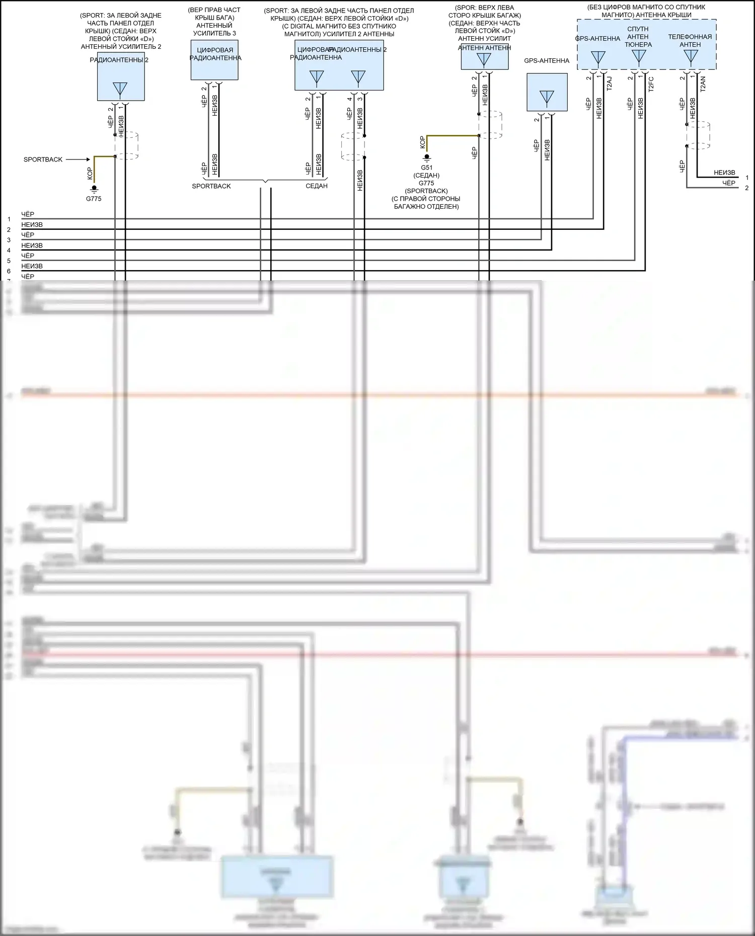 S3 Audi 8V рестайлинг (2016-2020): Магнитола, без навигации, с усилителем, без специальных мер по модернизации (3 из 6) 