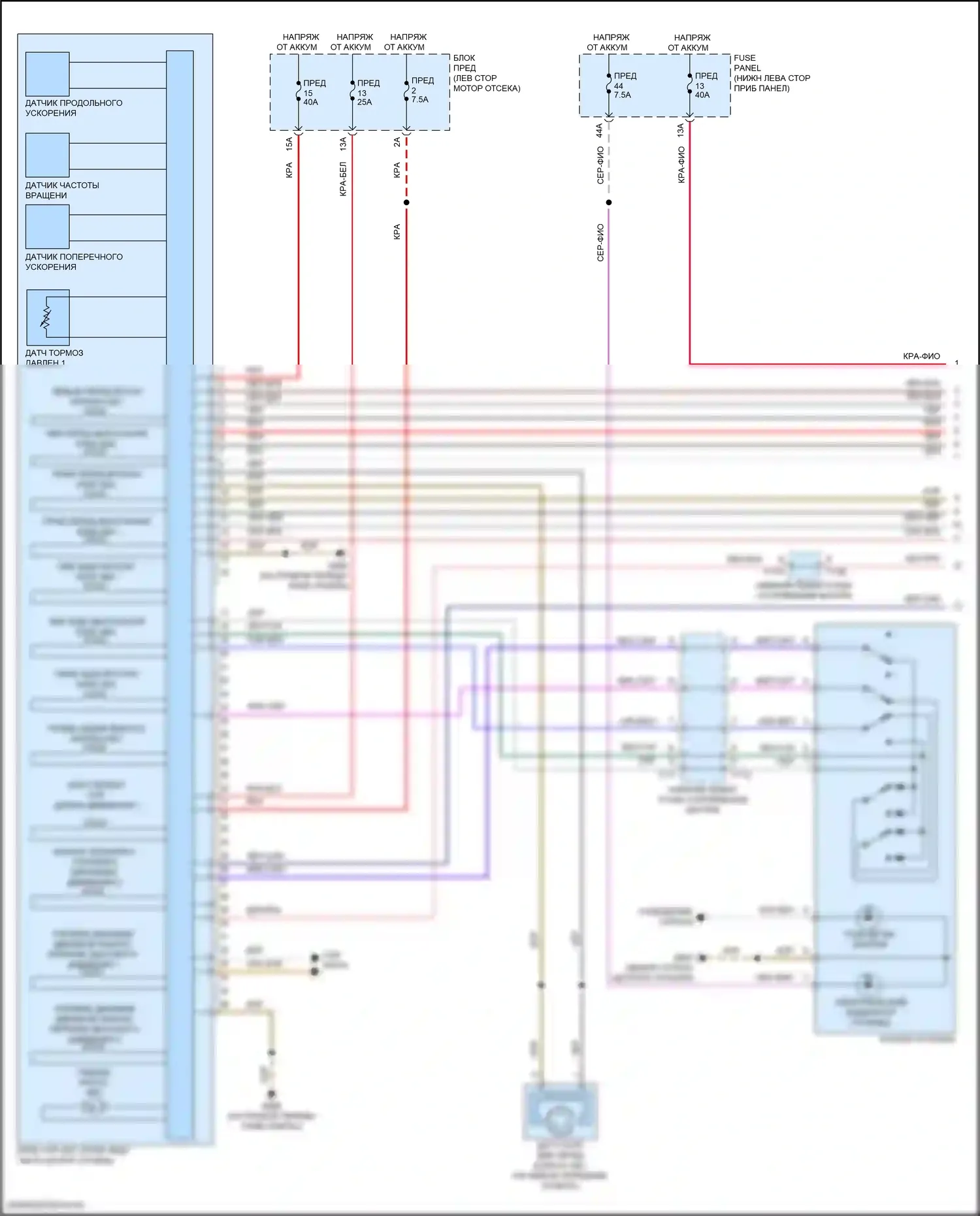 S3 Audi 8Y (2020-2024): Антиблокировочная система abs электросхема (1 из 3) 