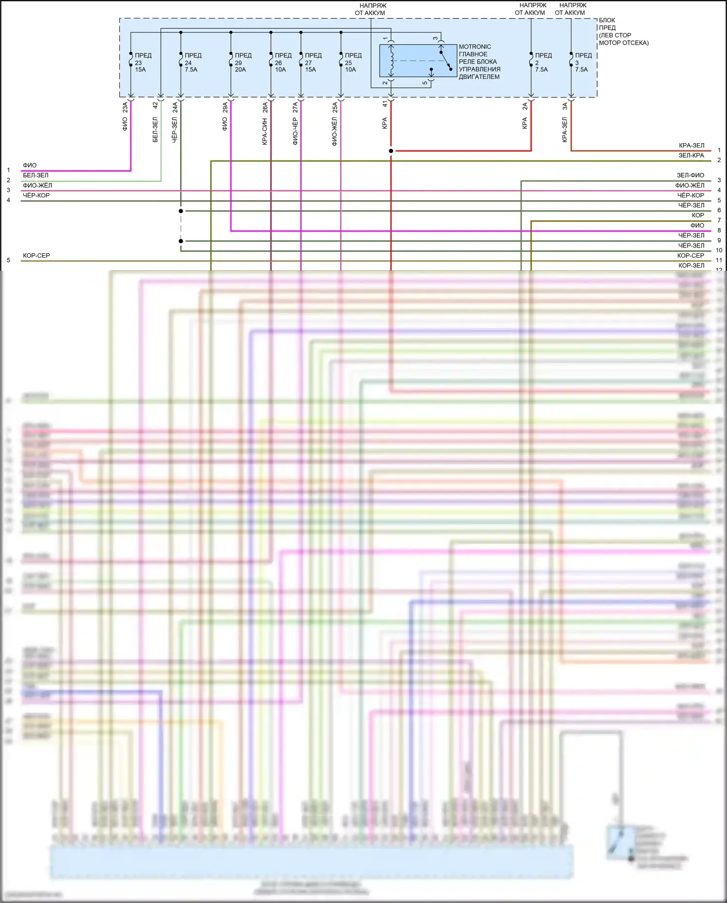 S3 Audi 8Y (2020-2024): Электросхема двигателя 2.0л турбо (4 из 9) 