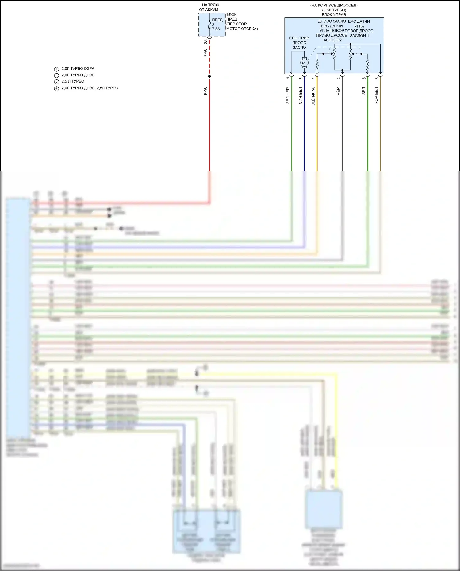 S3 Audi 8Y (2020-2024): Электросхема круиз-контроля (1 из 2) 