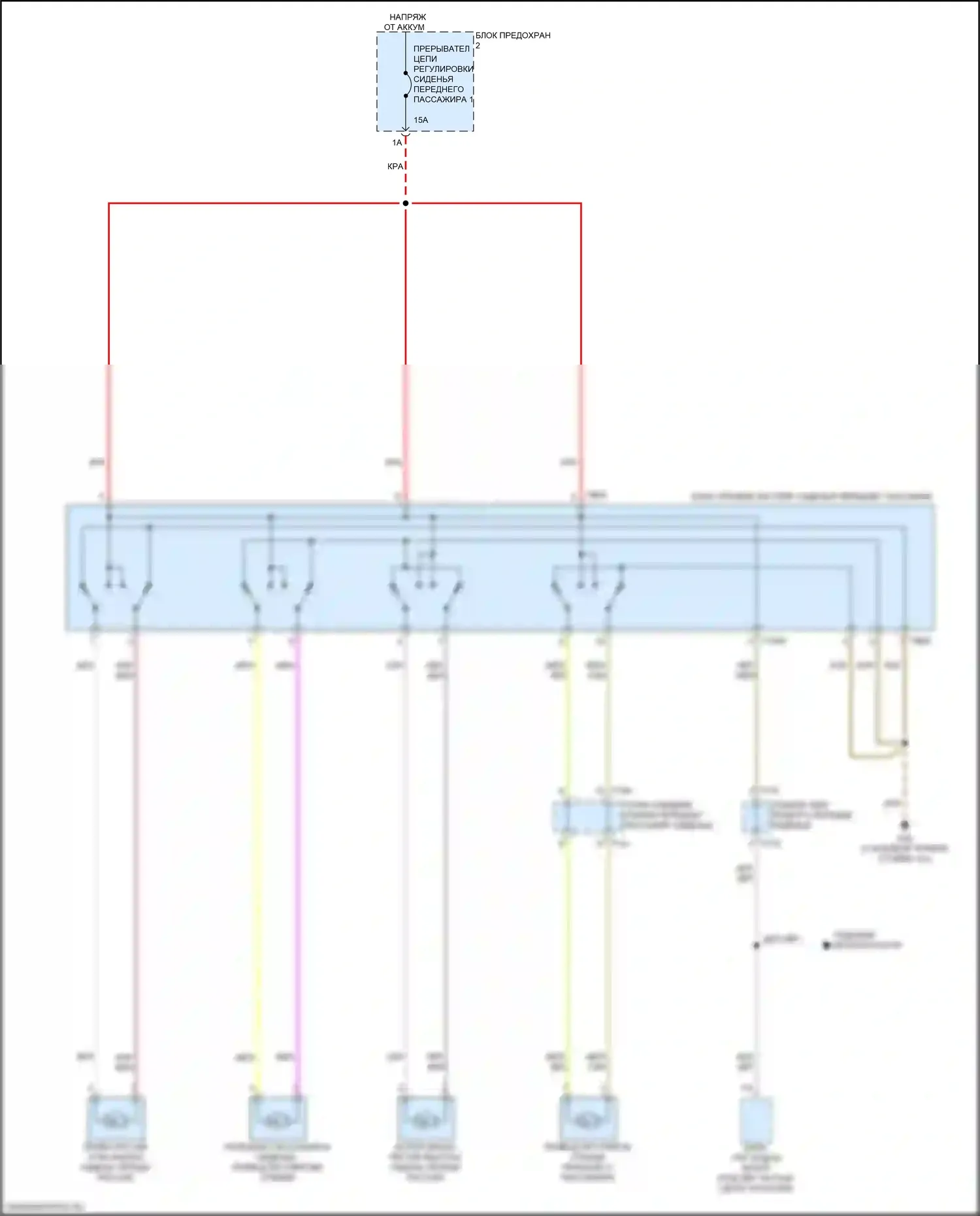 S3 Audi 8Y (2020-2024): Электросхема сиденья питания для пассажиров 