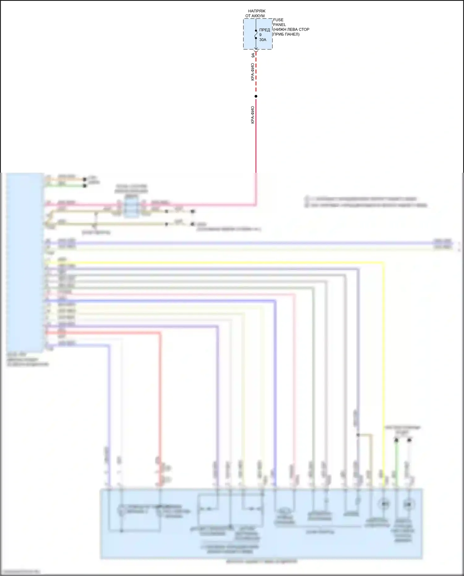 S3 Audi 8Y (2020-2024): Управление зеркалами заднего вида электросхема (1 из 2) 