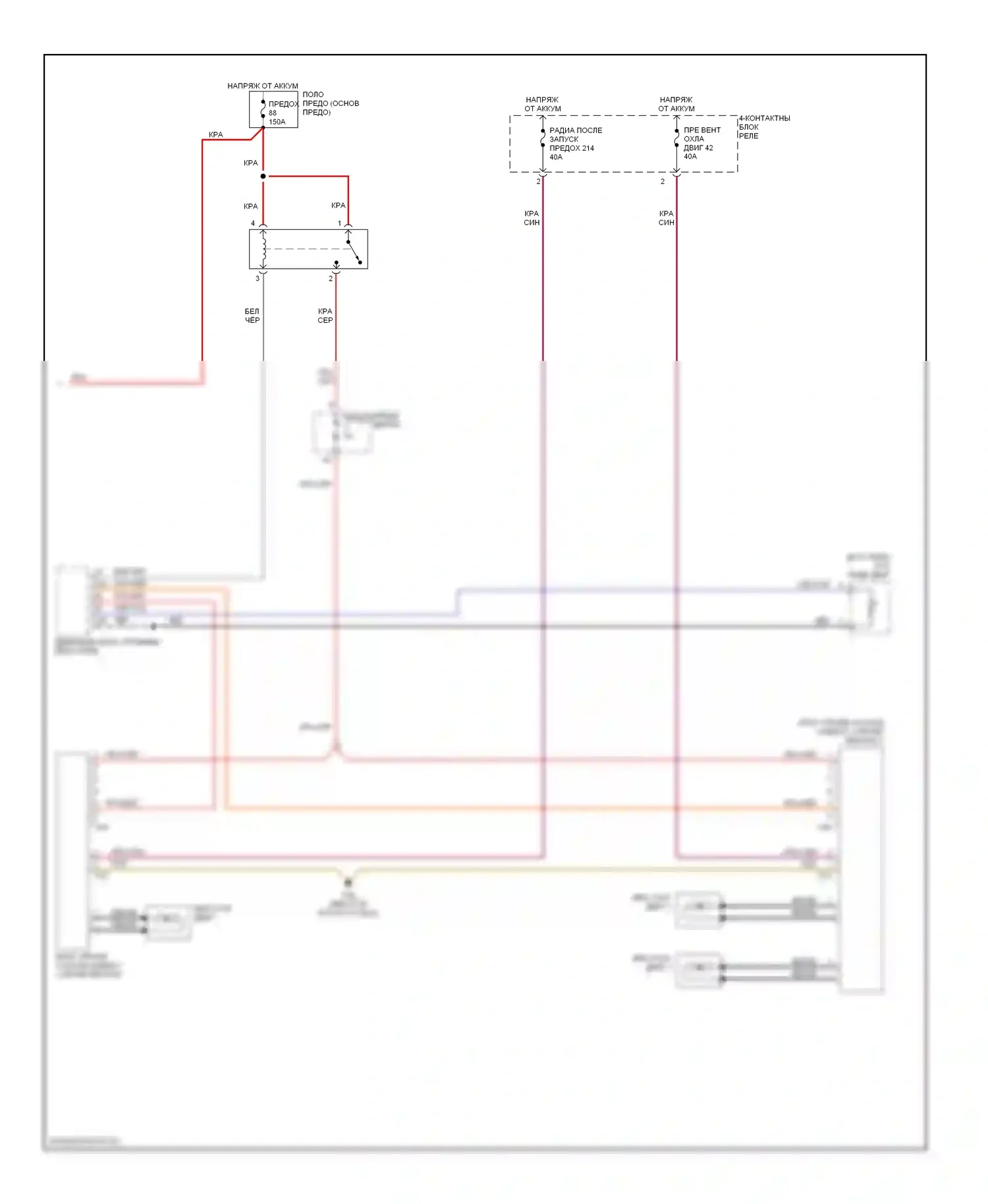 S4 Audi B7 (2004-2008): Электросхема климат контроля (3 из 3) 