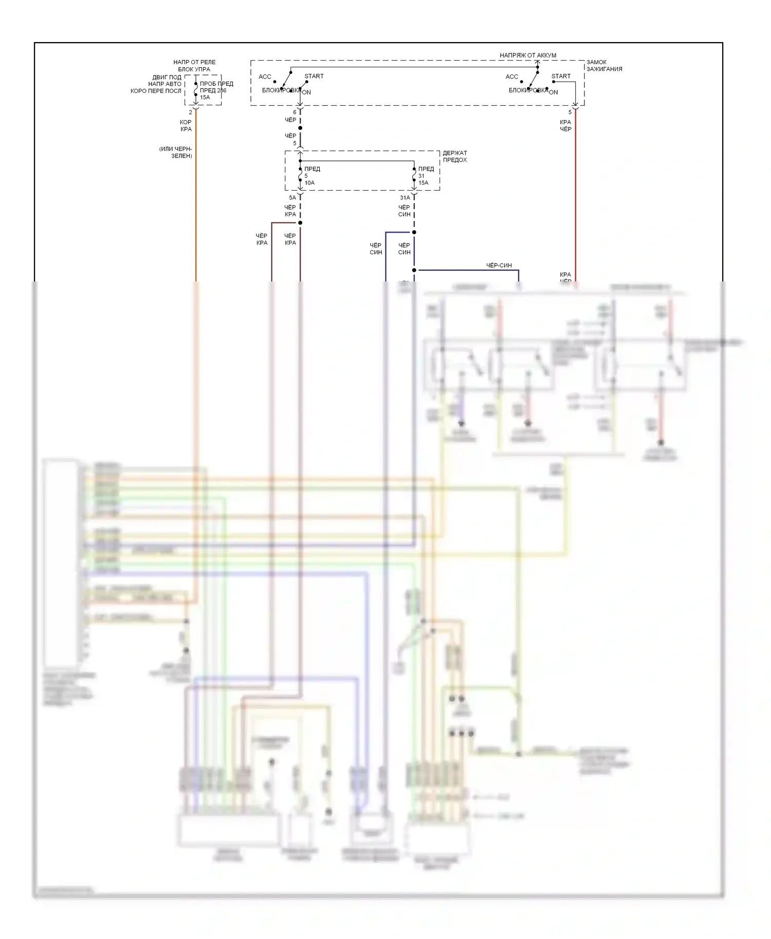 S4 Audi B7 (2004-2008): Электросхема автоматической коробки передач 