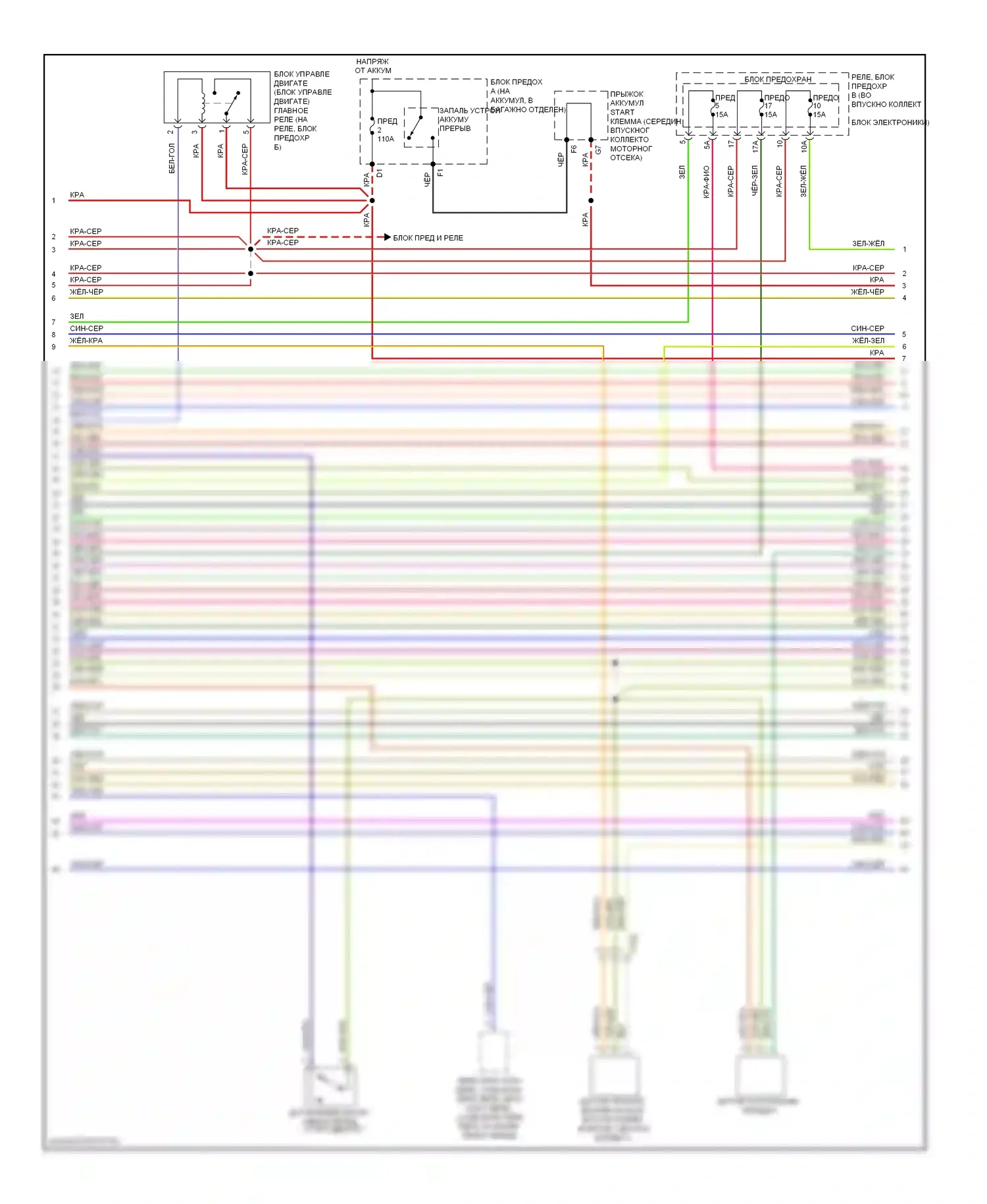 S4 Audi B8 рестайлинг (2011-2015): Электросхема двигателя 3.0l sc (2 из 8) 