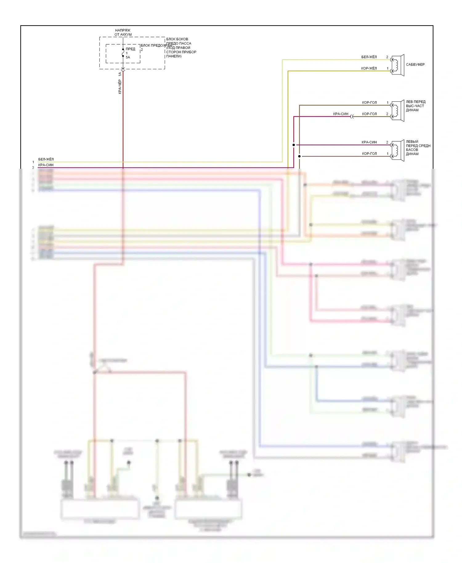 S4 Audi B8 (2008-2011): Электросхема навигации, mmi 2 стандарт (3 из 3) 