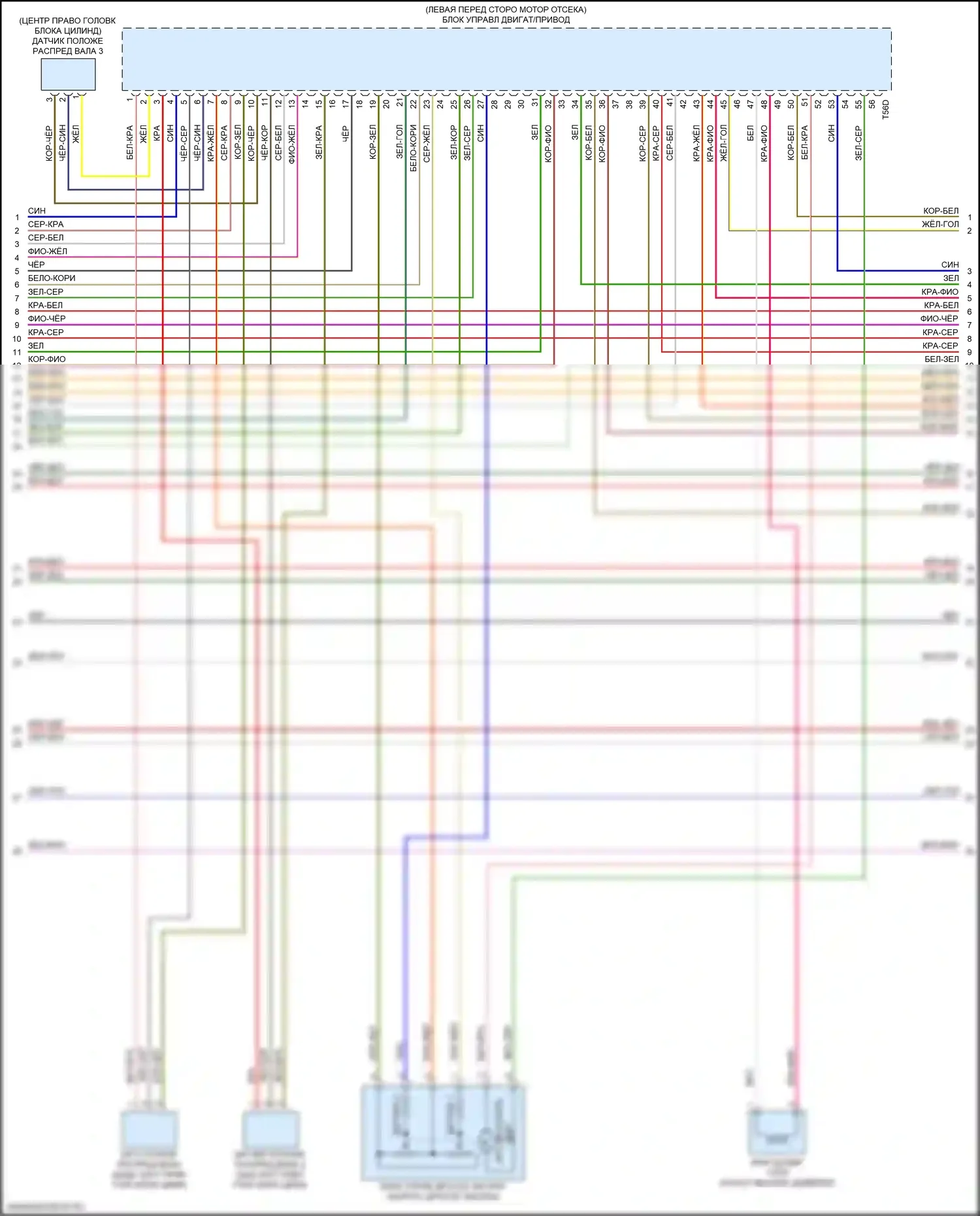 S4 Audi B9 рестайлинг (2019-2024): Электросхема двигателя 3,0л турбо (7 из 10) 