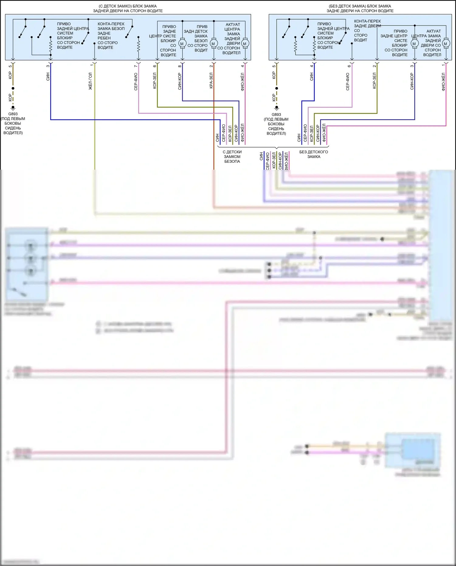 S4 Audi B9 рестайлинг (2019-2024): Электросхема защиты от взлома (3 из 6) 