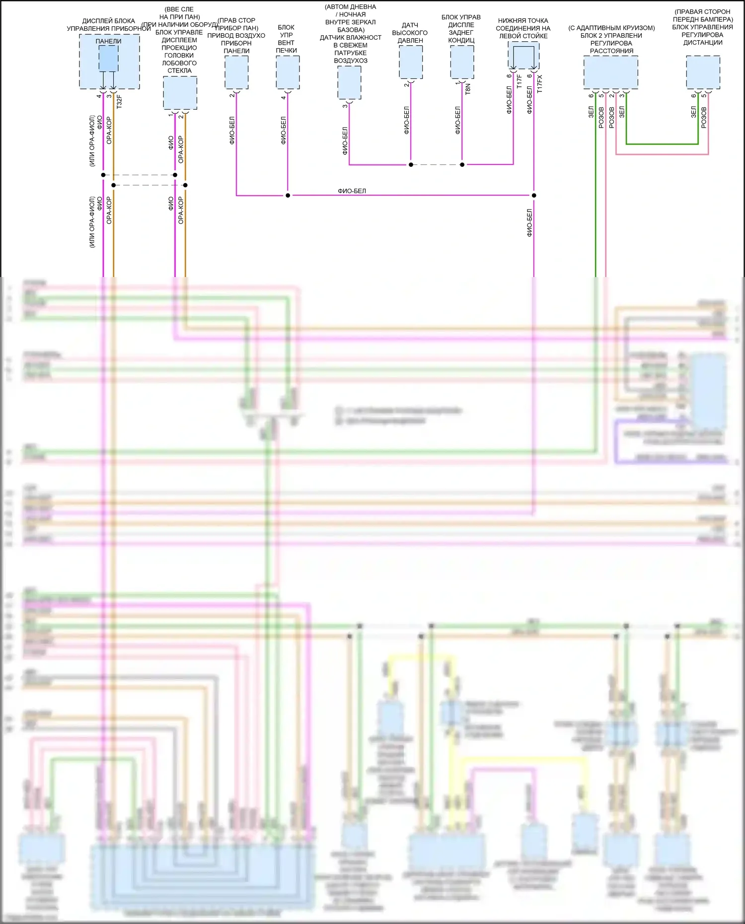 S4 Audi B9 (2016-2019): Can шина электросхема (3 из 7) 