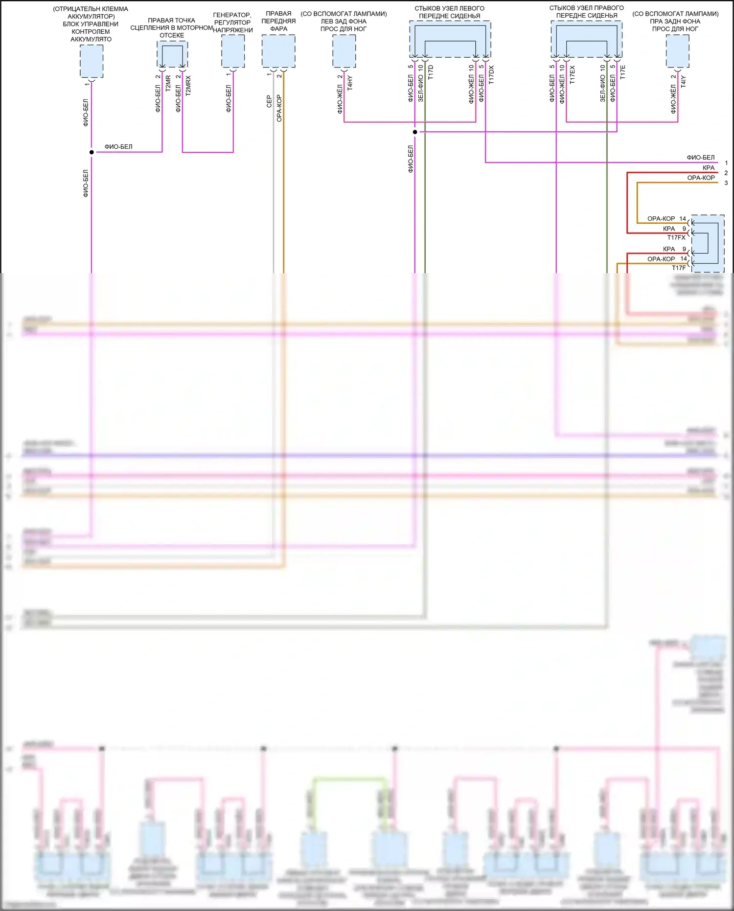 S4 Audi B9 (2016-2019): Can шина электросхема (5 из 7) 
