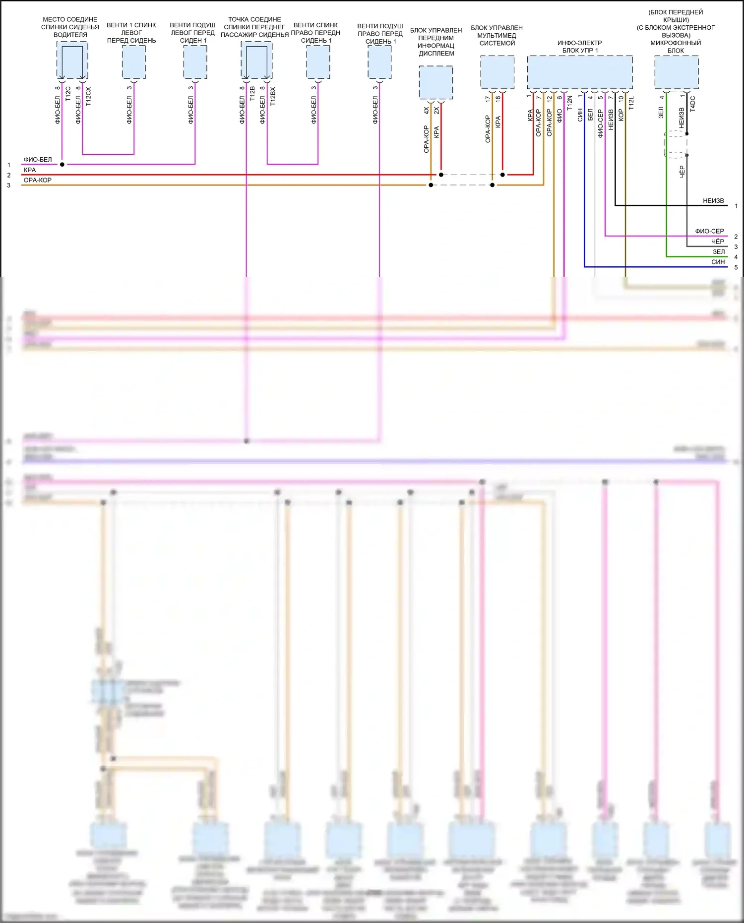 S4 Audi B9 (2016-2019): Can шина электросхема (6 из 7) 