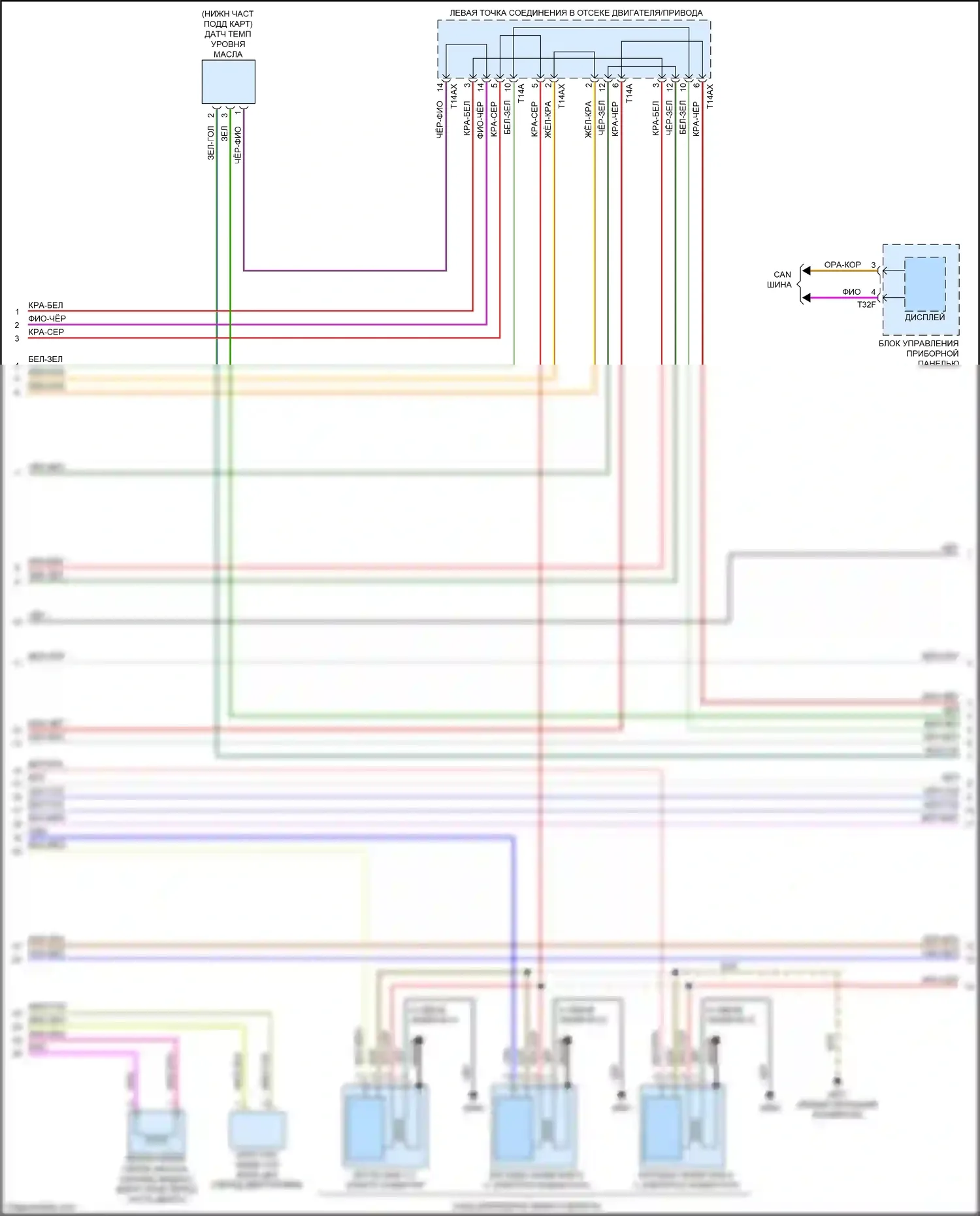 S4 Audi B9 (2016-2019): Электросхема двигателя 3.0л турбо, электросхема органов управления двигателем (9 из 10) 