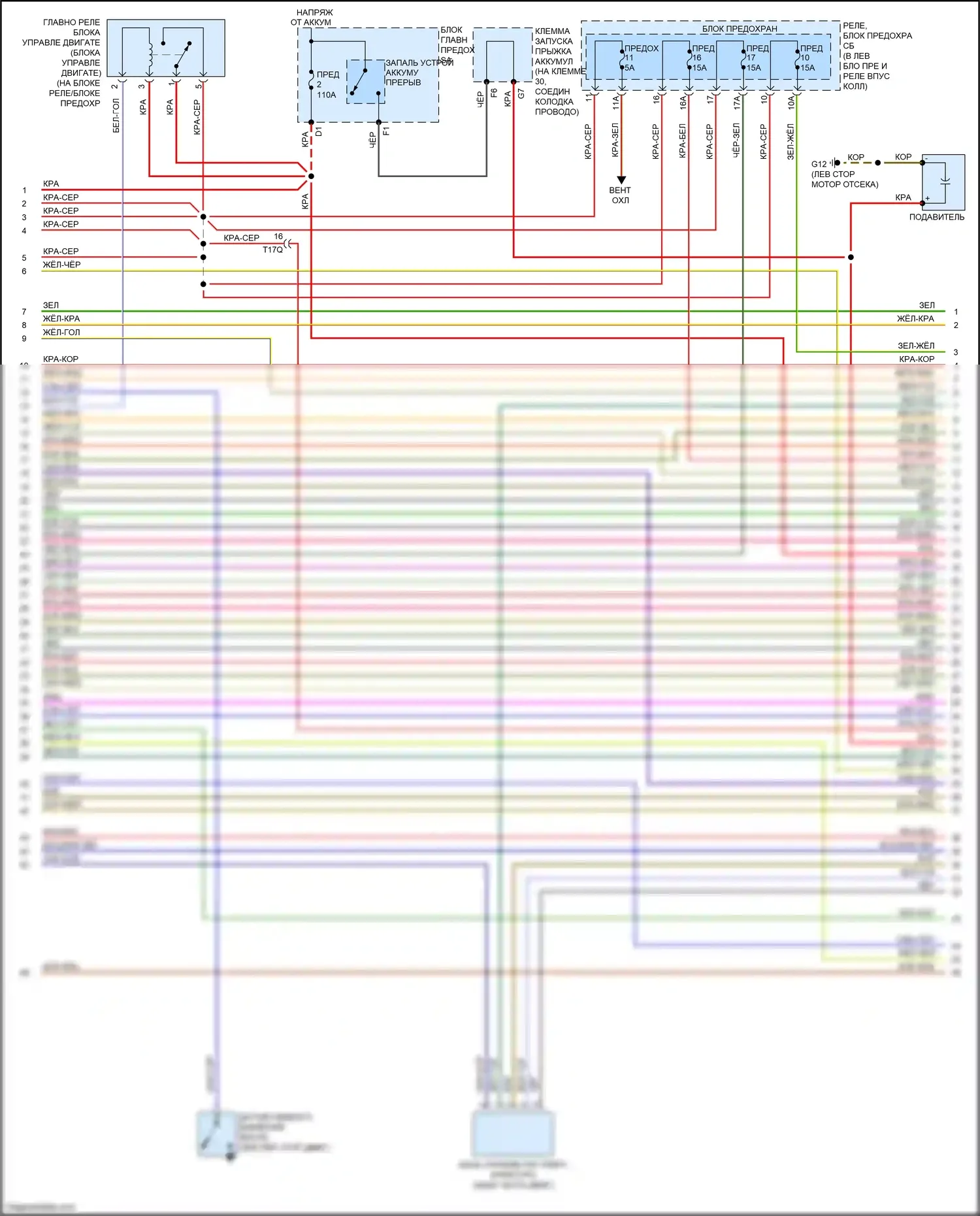 S5 Audi I рестайлинг (2011-2016): Электросхема двигателя 3.0l sc (2 из 8) 
