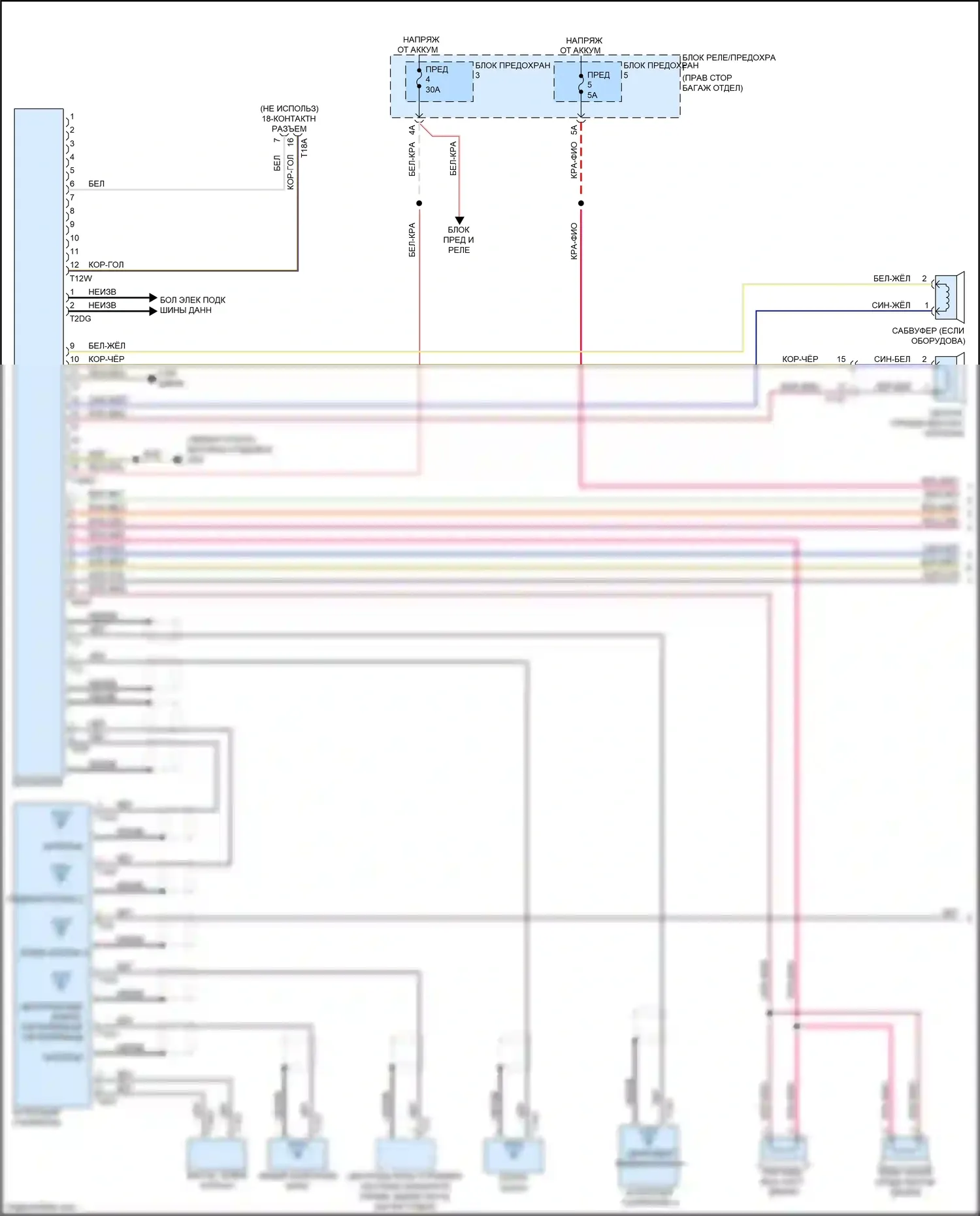 S5 Audi I рестайлинг (2011-2016): Электросхема магнитола, кабриолет стандартный mmi и базовый mmi (1 из 2) 