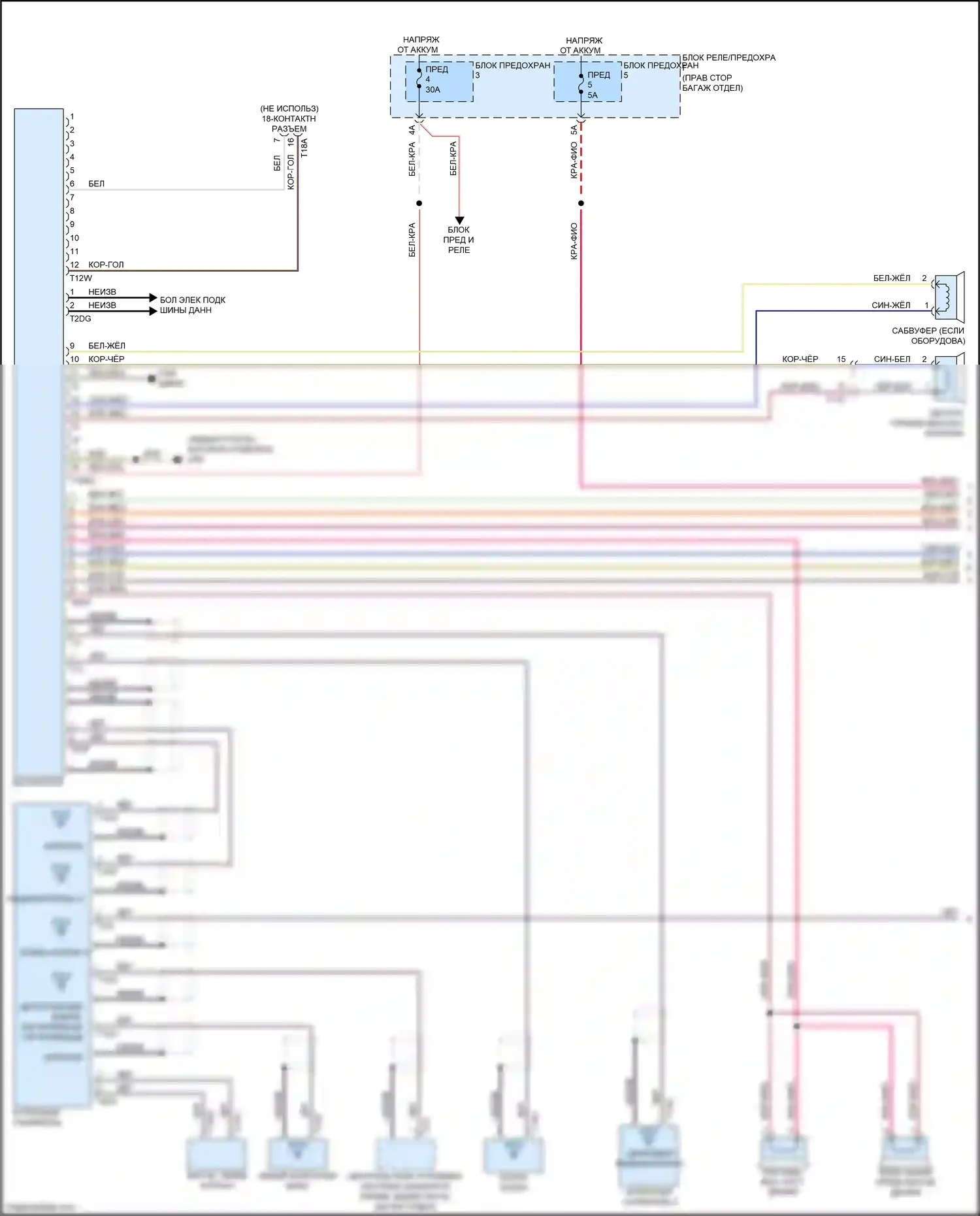 S5 Audi I рестайлинг (2011-2016): Электросхема навигации, кабриолет стандарт mmi и базовый mmi (1 из 2) 